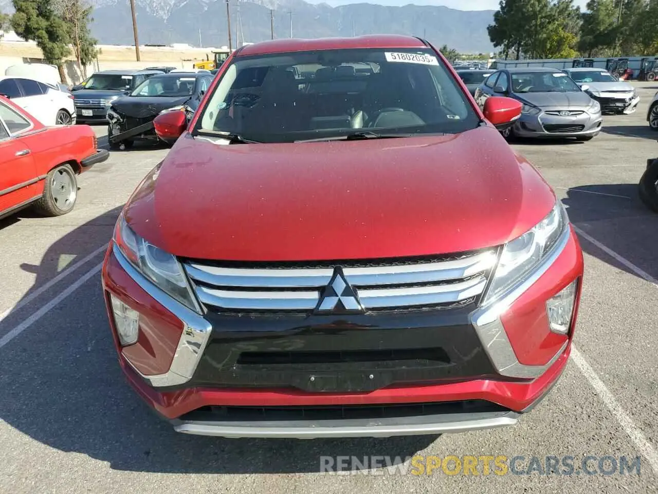 5 fotografías del automóvil dañado JA4AT5AA3KZ001345 MITSUBISHI ECLIPSE 2019