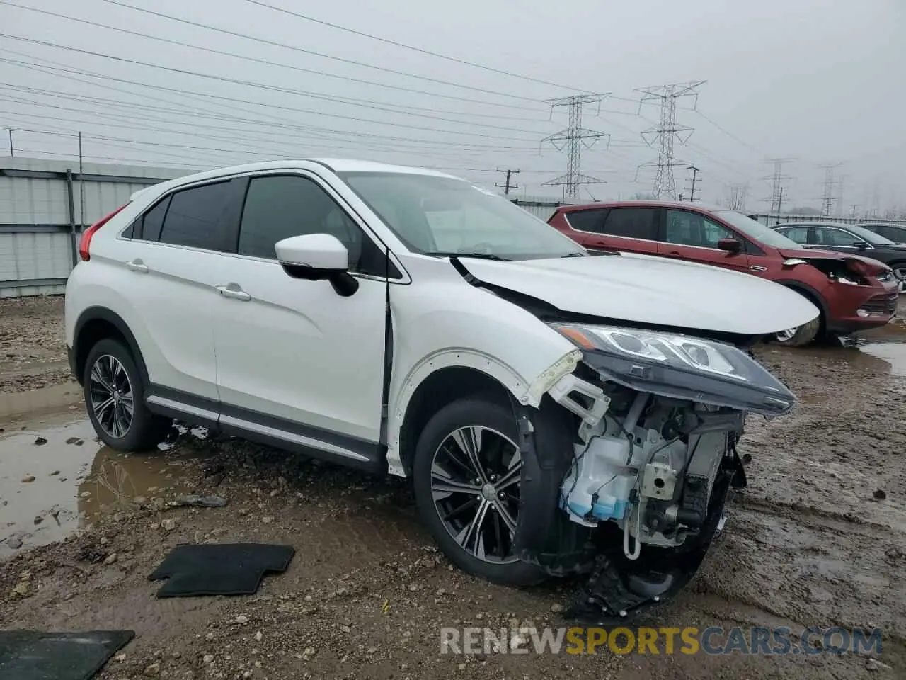 4 fotografías del automóvil dañado JA4AT5AA3KZ003824 MITSUBISHI ECLIPSE 2019