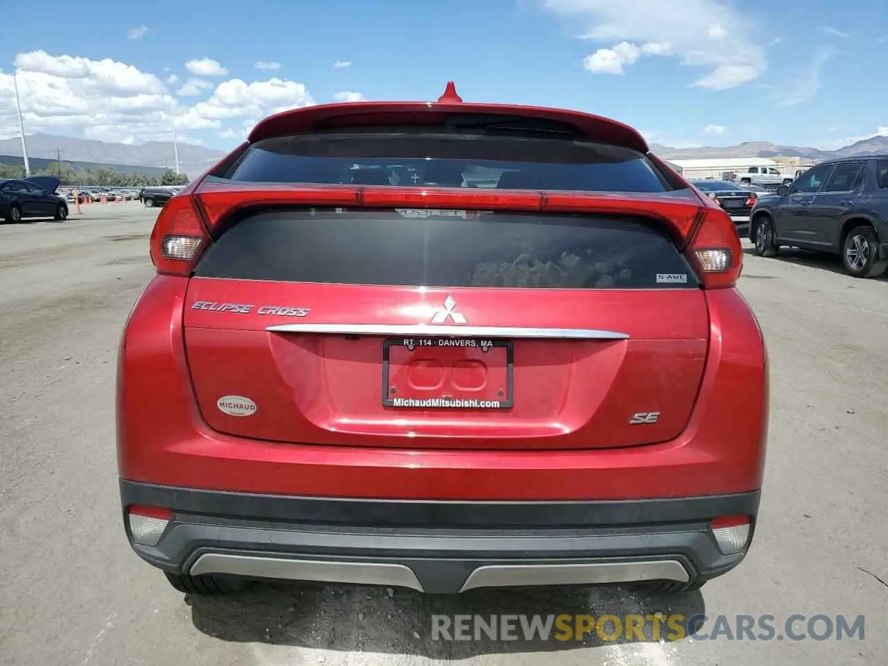 6 fotografías del automóvil dañado JA4AT5AA2LZ000785 MITSUBISHI ECLIPSE 2020