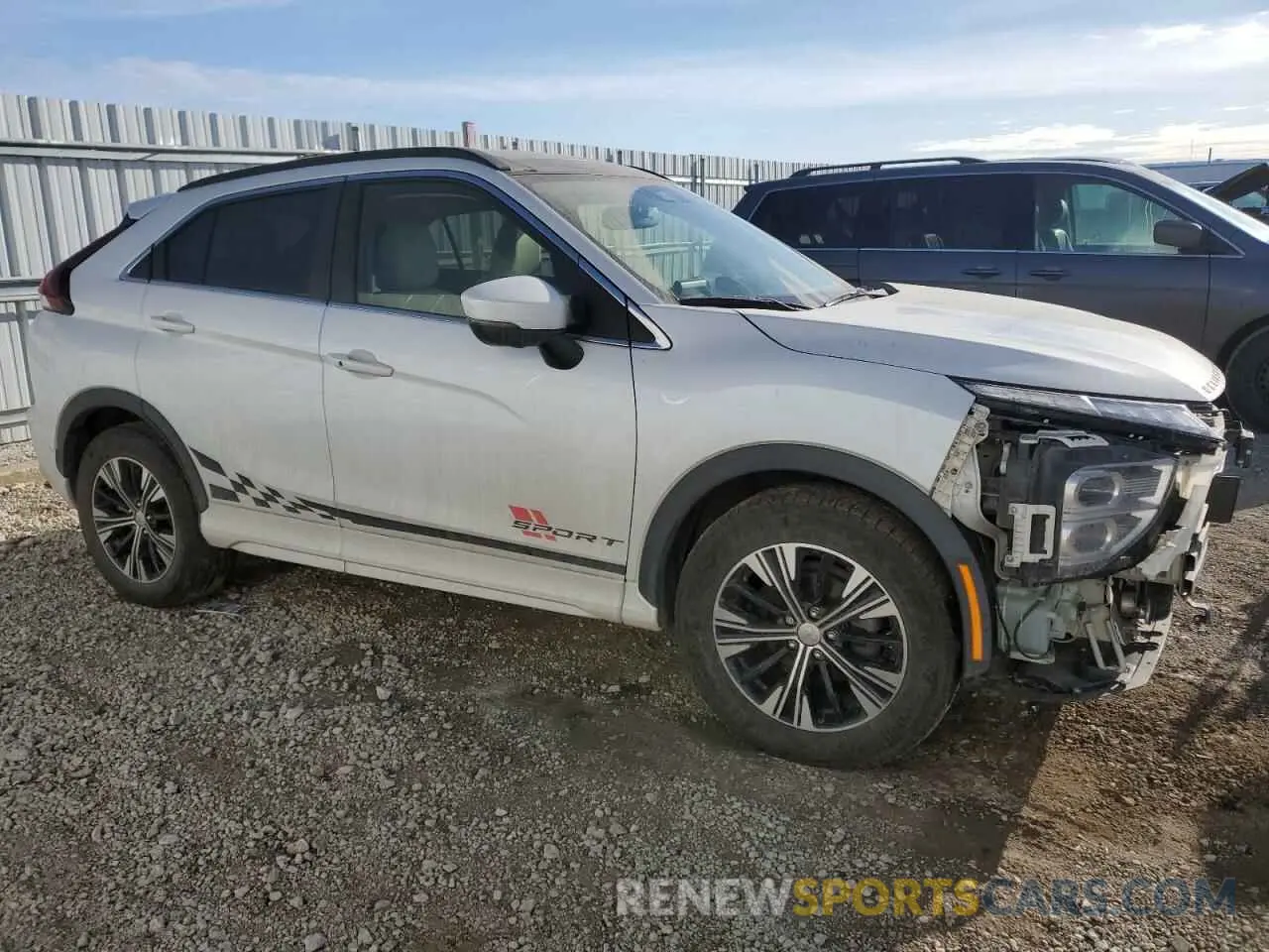 4 fotografías del automóvil dañado JA4ATVAA5NZ611185 MITSUBISHI ECLIPSE 2022