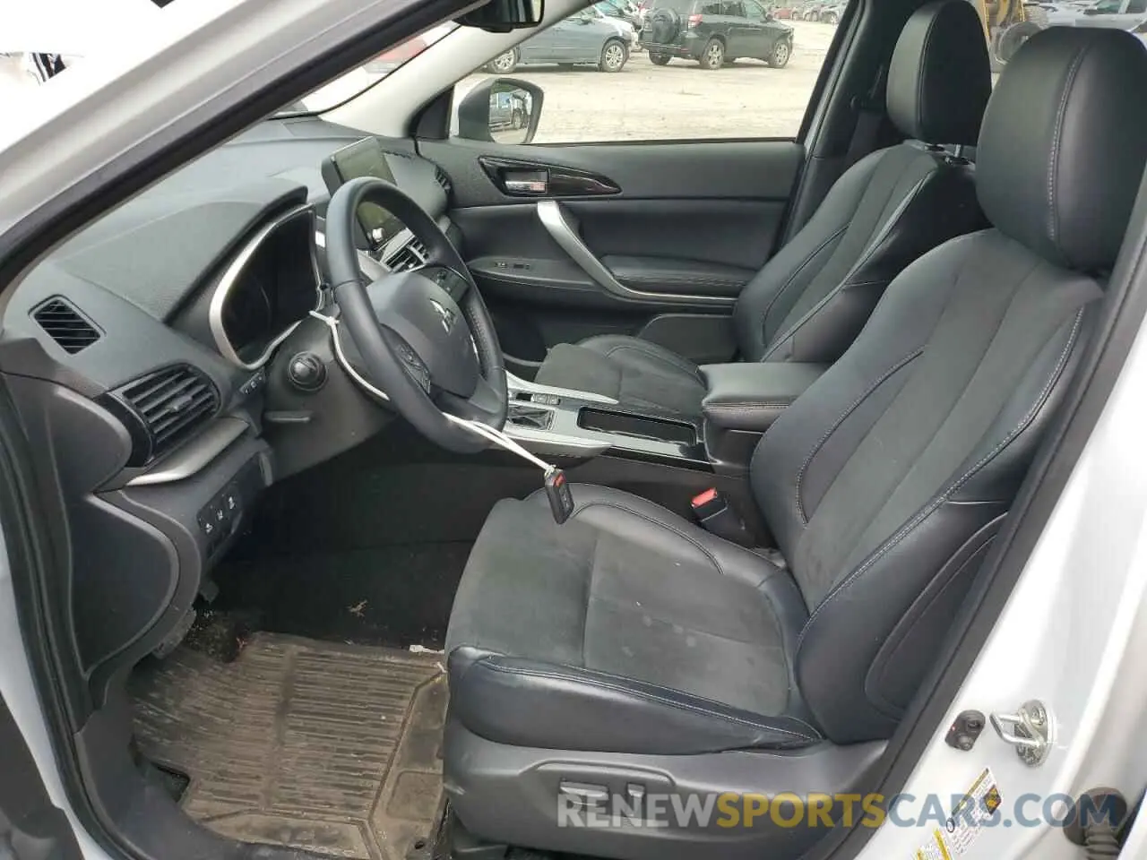 7 fotografías del automóvil dañado JA4ATWAA0NZ004178 MITSUBISHI ECLIPSE 2022