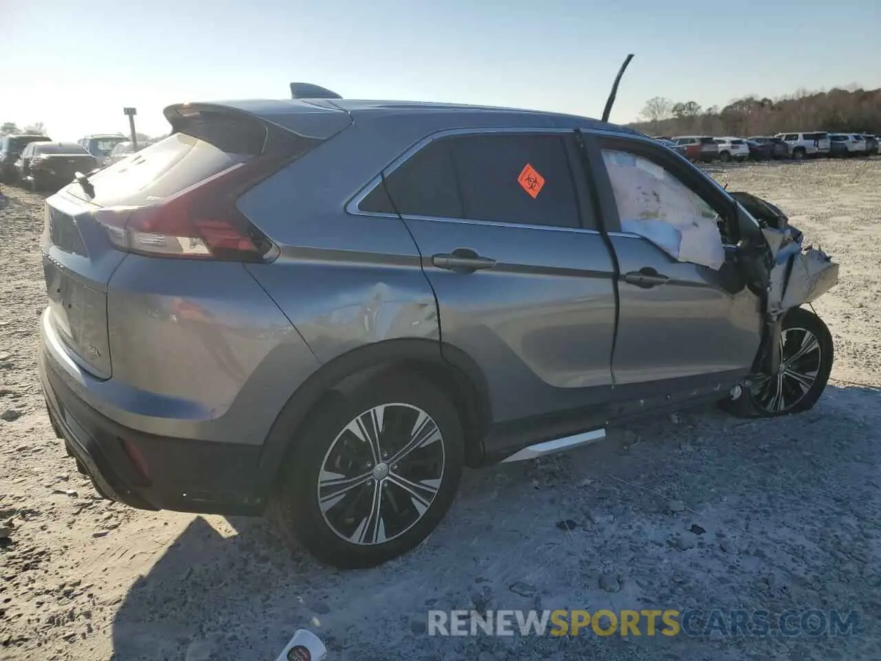 3 fotografías del automóvil dañado JA4ATWAA1NZ054541 MITSUBISHI ECLIPSE 2022