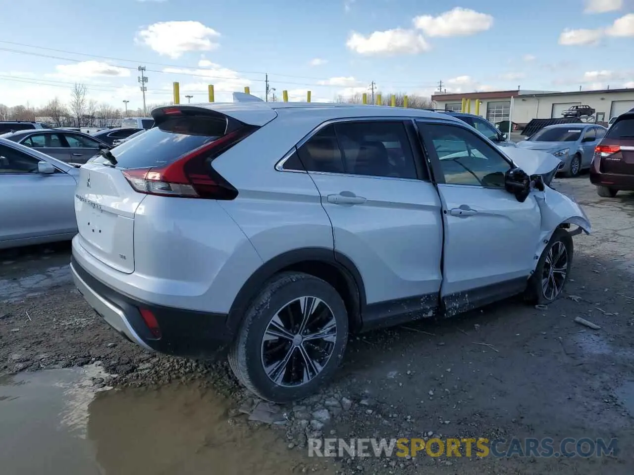 3 fotografías del automóvil dañado JA4ATWAAXNZ067577 MITSUBISHI ECLIPSE 2022