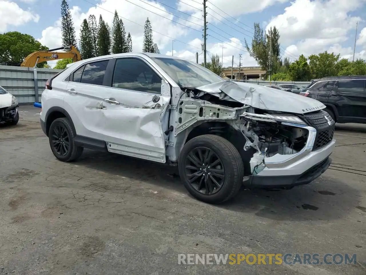 4 fotografías del automóvil dañado JA4ATVAA4PZ003287 MITSUBISHI ECLIPSE 2023