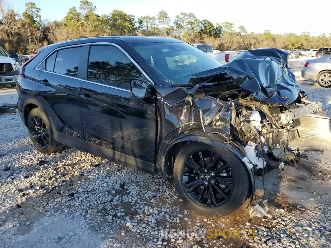 4 fotografías del automóvil dañado JA4ATVAA7PZ006698 MITSUBISHI ECLIPSE 2023