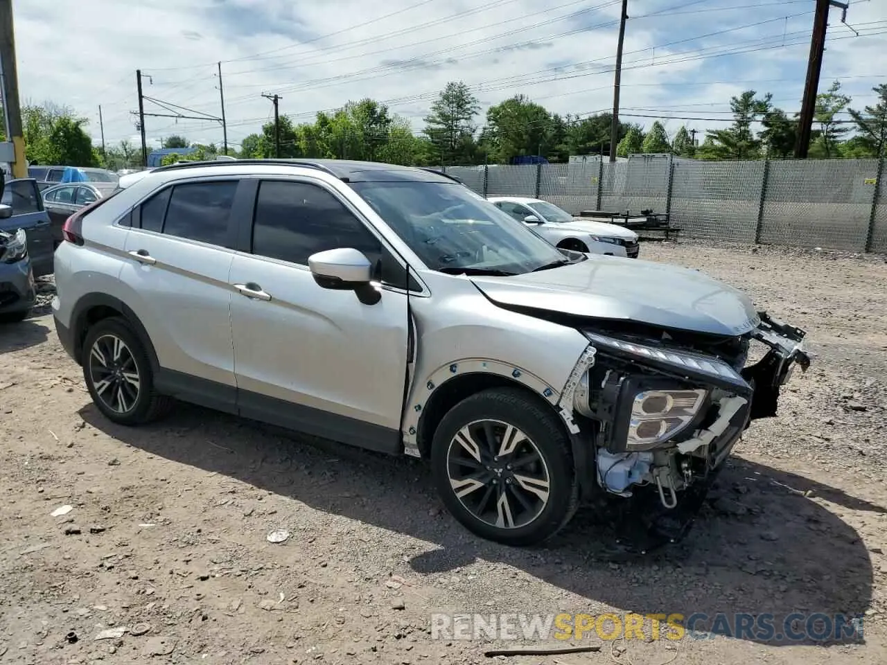 4 fotografías del automóvil dañado JA4ATWAA0PZ034008 MITSUBISHI ECLIPSE 2023