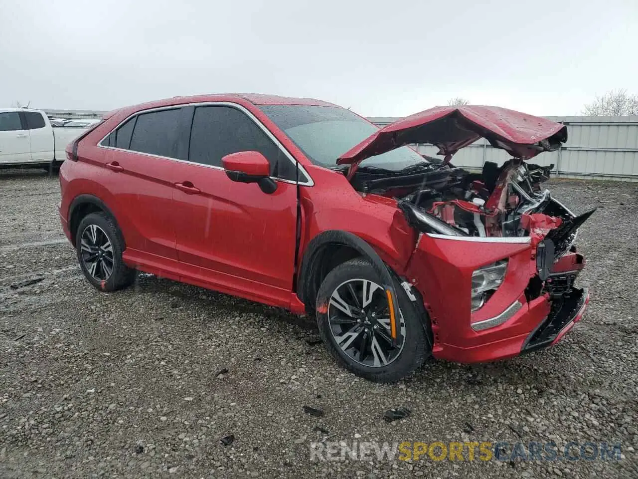 4 fotografías del automóvil dañado JA4ATWAA4PZ045576 MITSUBISHI ECLIPSE 2023