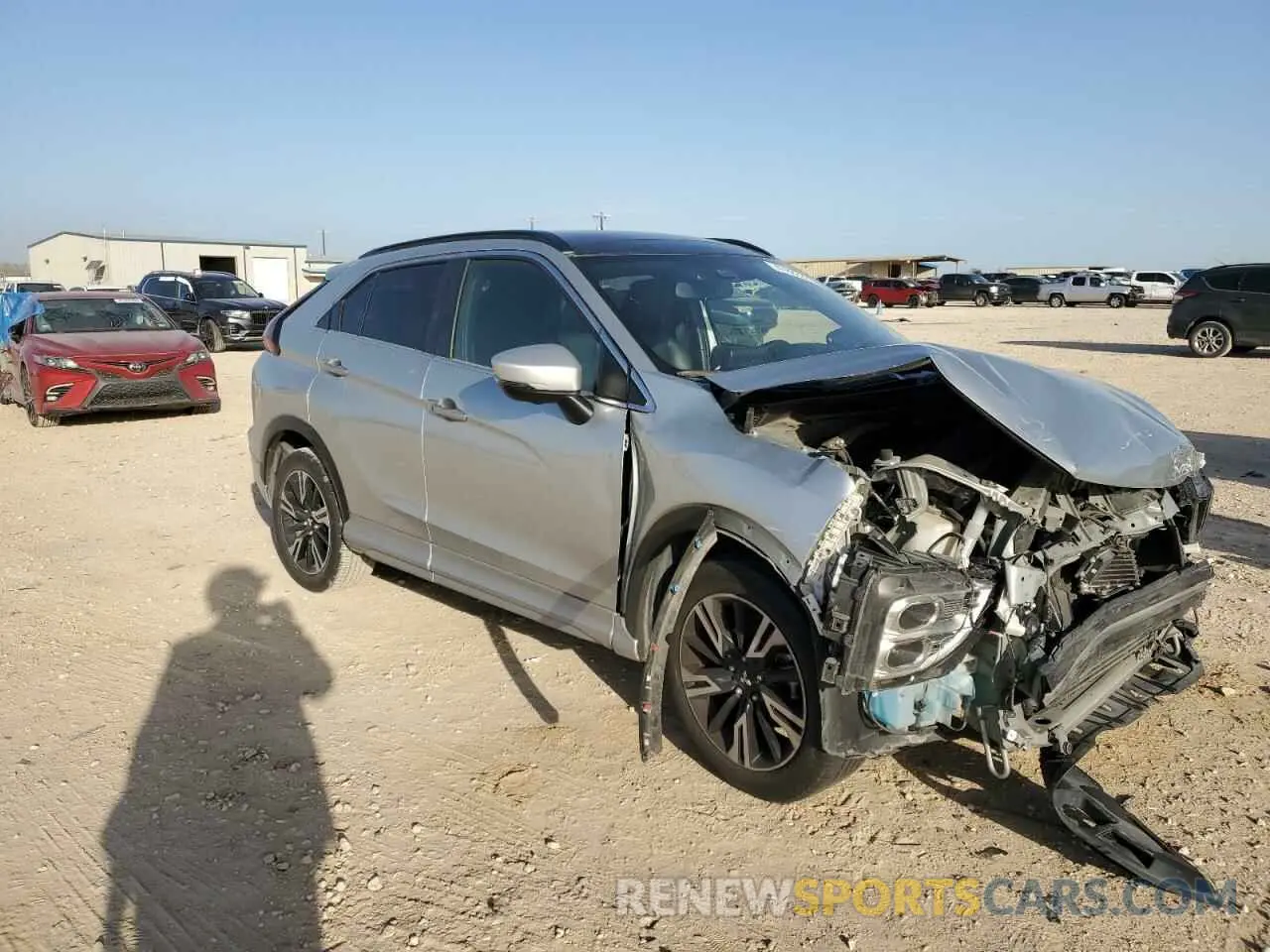 4 fotografías del automóvil dañado JA4ATWAA9PZ005526 MITSUBISHI ECLIPSE 2023