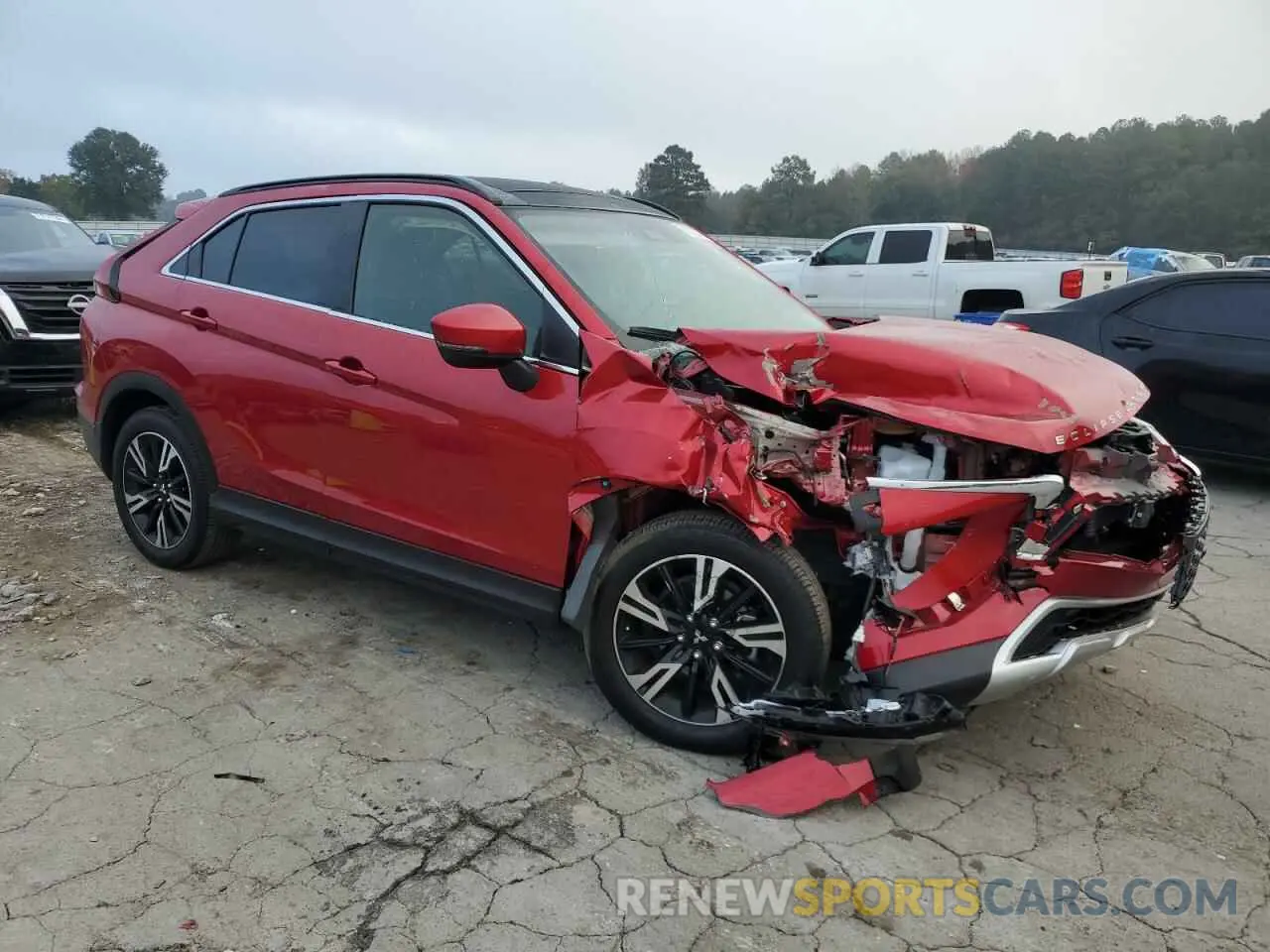 4 fotografías del automóvil dañado JA4ATWAA6RZ041287 MITSUBISHI ECLIPSE 2024