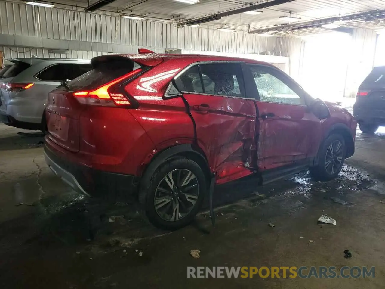 3 fotografías del automóvil dañado JA4ATWAA7RZ042318 MITSUBISHI ECLIPSE 2024