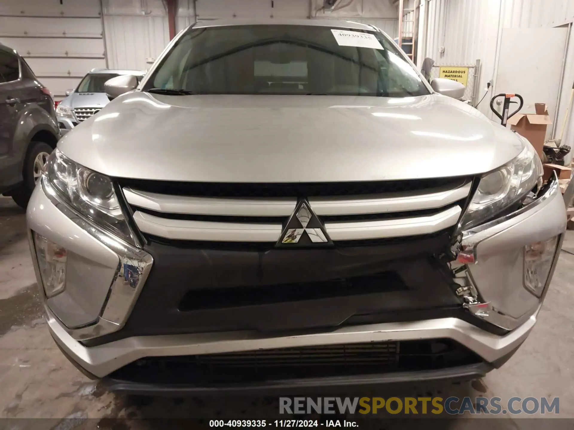 18 fotografías del automóvil dañado JA4AS3AA4KZ040260 MITSUBISHI ECLIPSE CROSS 2019