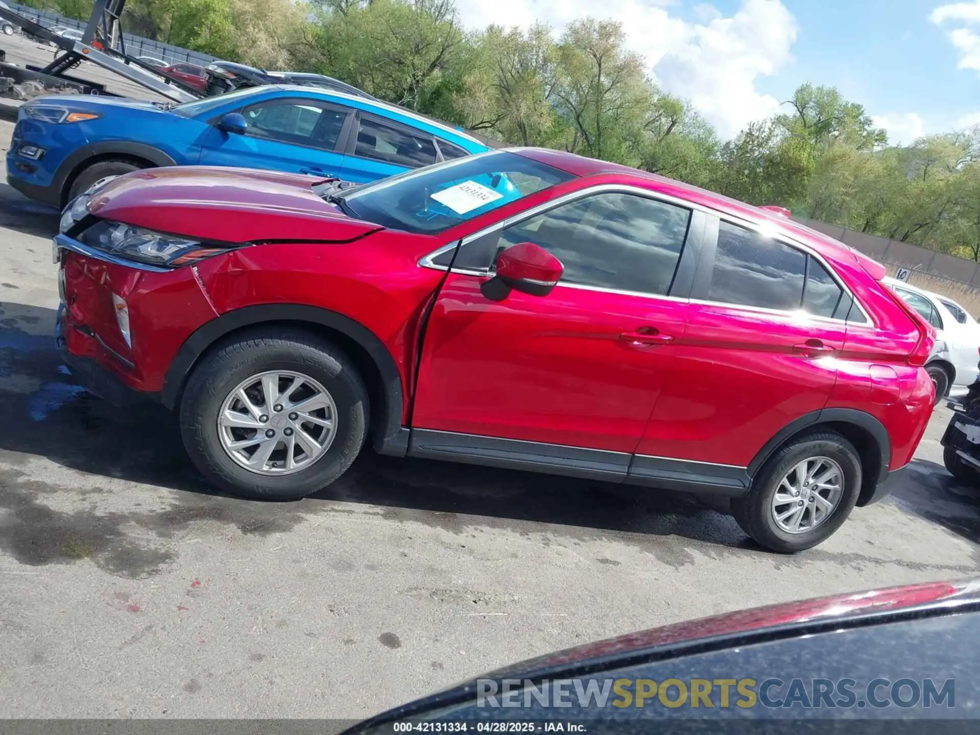 14 fotografías del automóvil dañado JA4AS3AA7KZ039698 MITSUBISHI ECLIPSE CROSS 2019