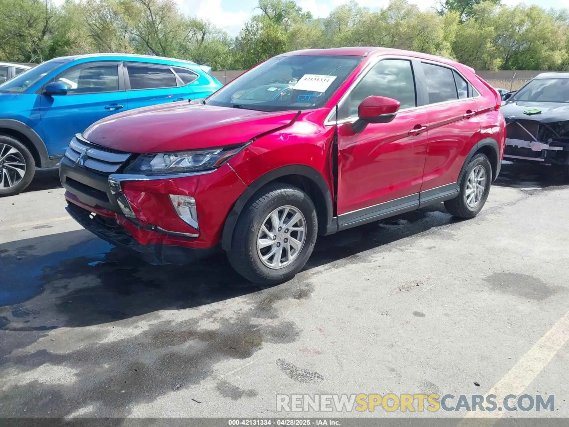 2 fotografías del automóvil dañado JA4AS3AA7KZ039698 MITSUBISHI ECLIPSE CROSS 2019