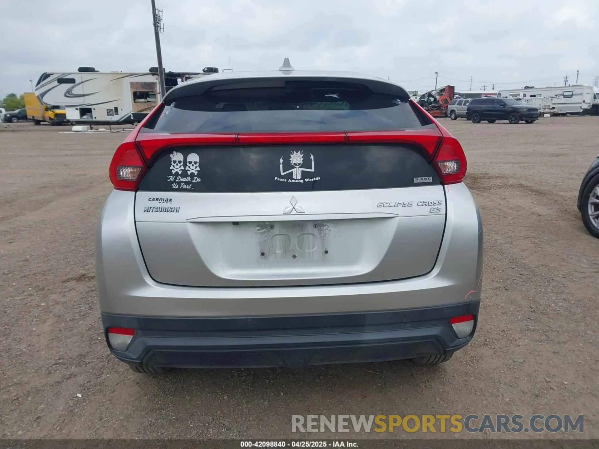 16 fotografías del automóvil dañado JA4AT3AA1KZ033005 MITSUBISHI ECLIPSE CROSS 2019