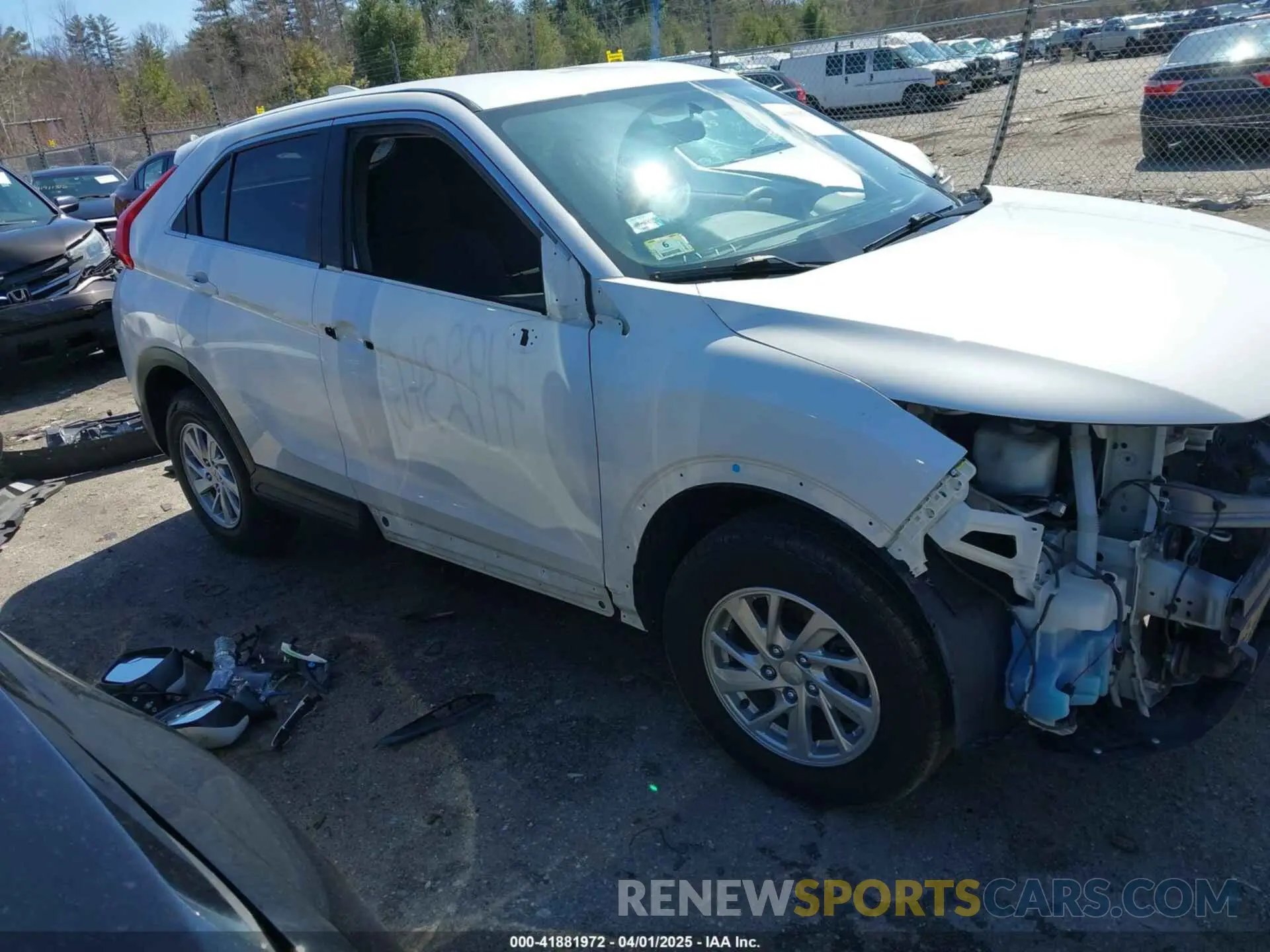 14 fotografías del automóvil dañado JA4AT3AA5KZ040409 MITSUBISHI ECLIPSE CROSS 2019