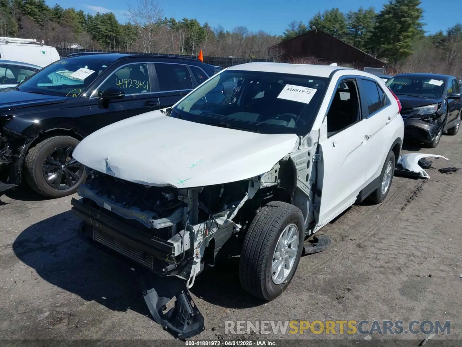2 fotografías del automóvil dañado JA4AT3AA5KZ040409 MITSUBISHI ECLIPSE CROSS 2019