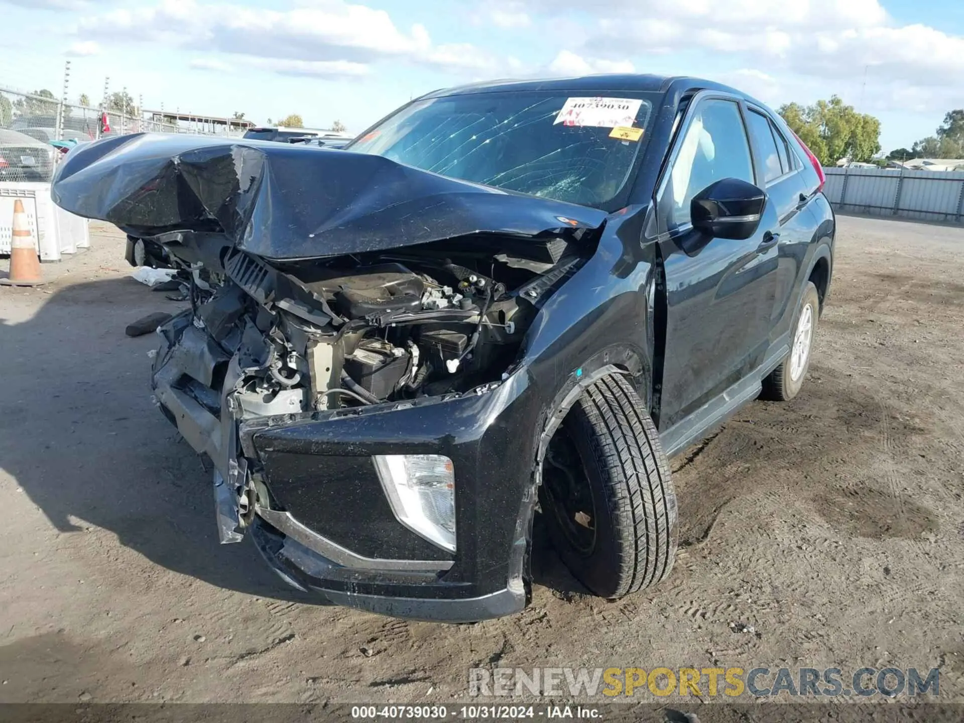 2 fotografías del automóvil dañado JA4AT3AA9KZ038372 MITSUBISHI ECLIPSE CROSS 2019