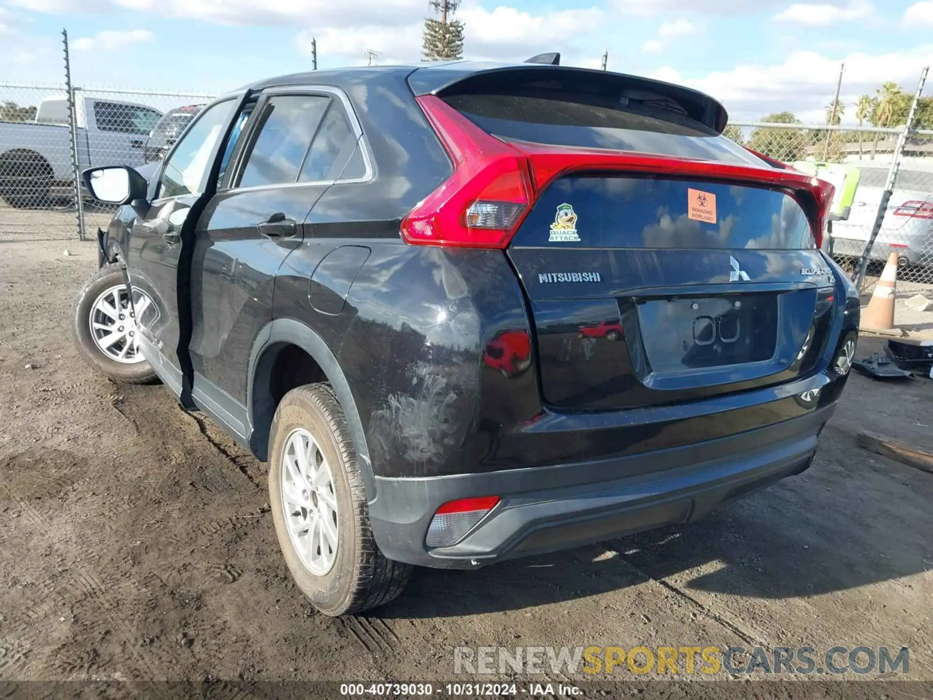 3 fotografías del automóvil dañado JA4AT3AA9KZ038372 MITSUBISHI ECLIPSE CROSS 2019