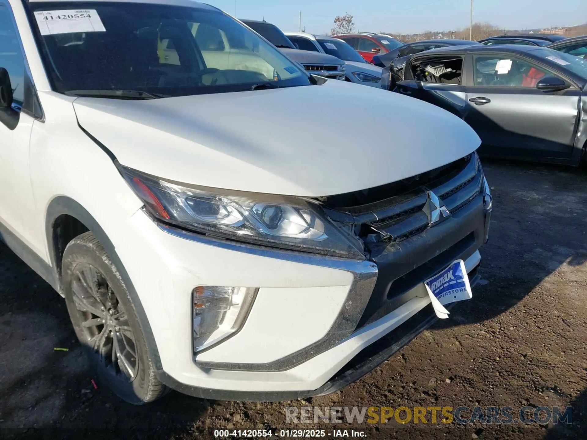 6 fotografías del automóvil dañado JA4AT4AA0KZ011549 MITSUBISHI ECLIPSE CROSS 2019