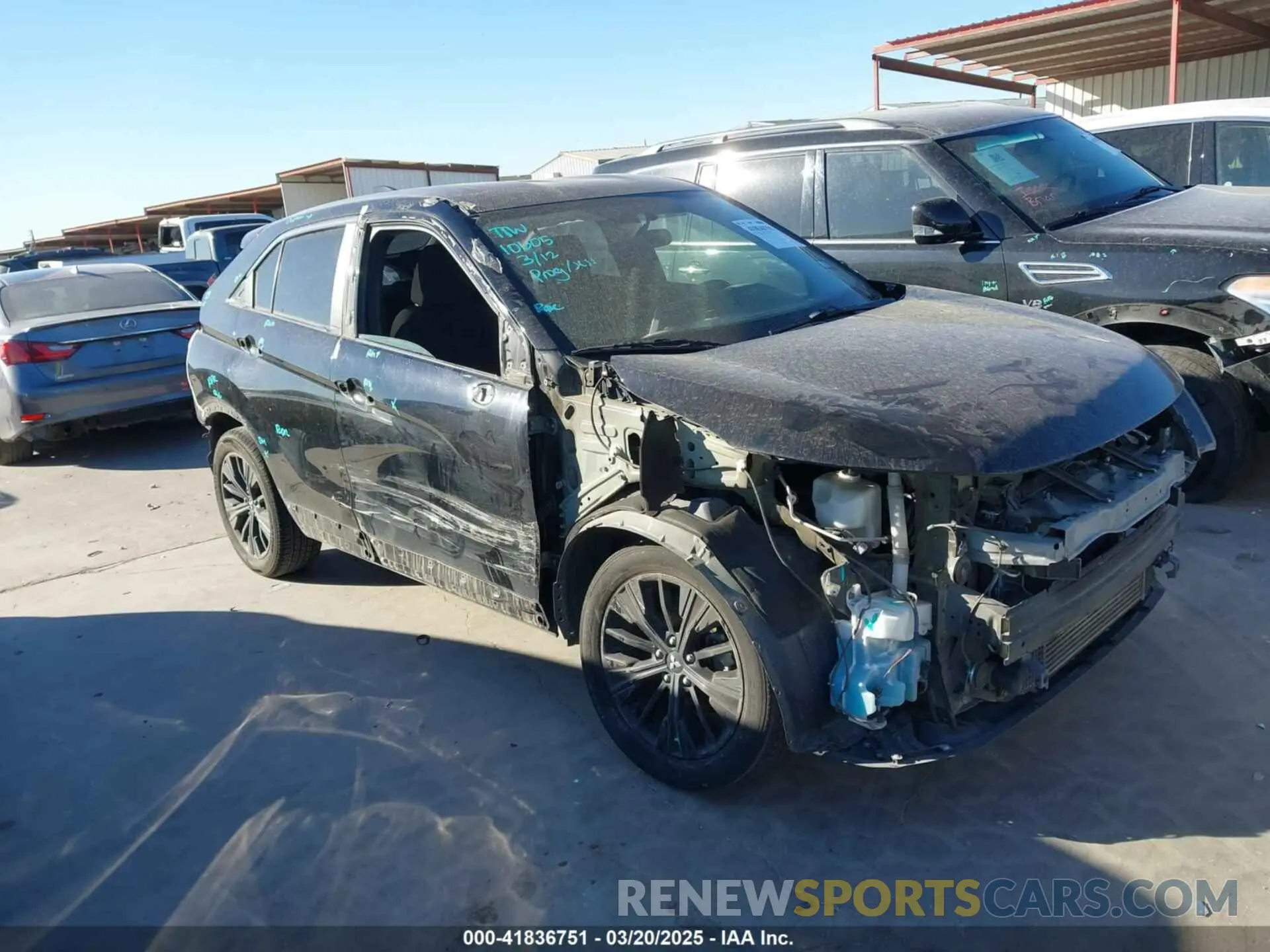1 fotografías del automóvil dañado JA4AT4AA1KZ000477 MITSUBISHI ECLIPSE CROSS 2019