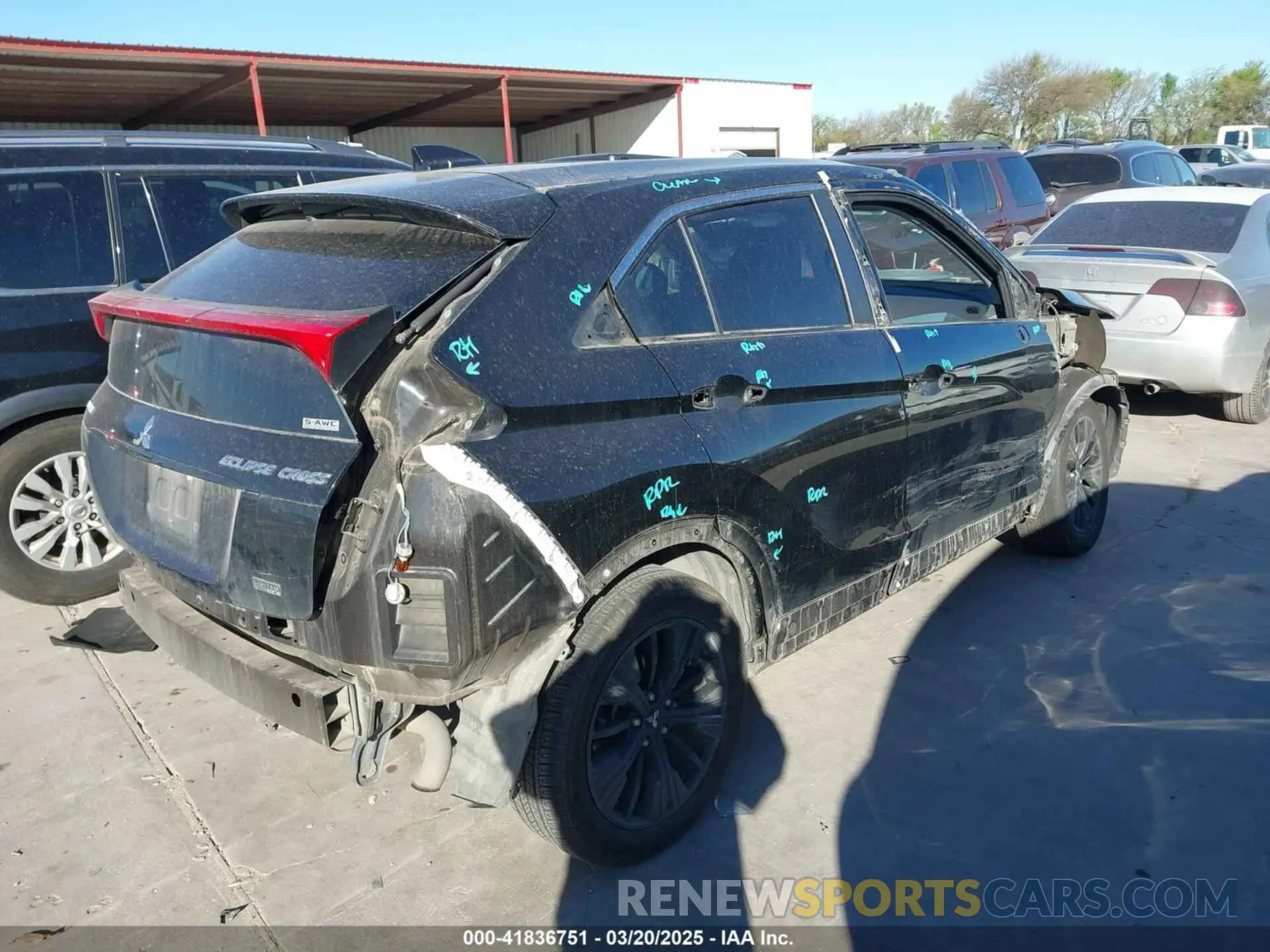 4 fotografías del automóvil dañado JA4AT4AA1KZ000477 MITSUBISHI ECLIPSE CROSS 2019