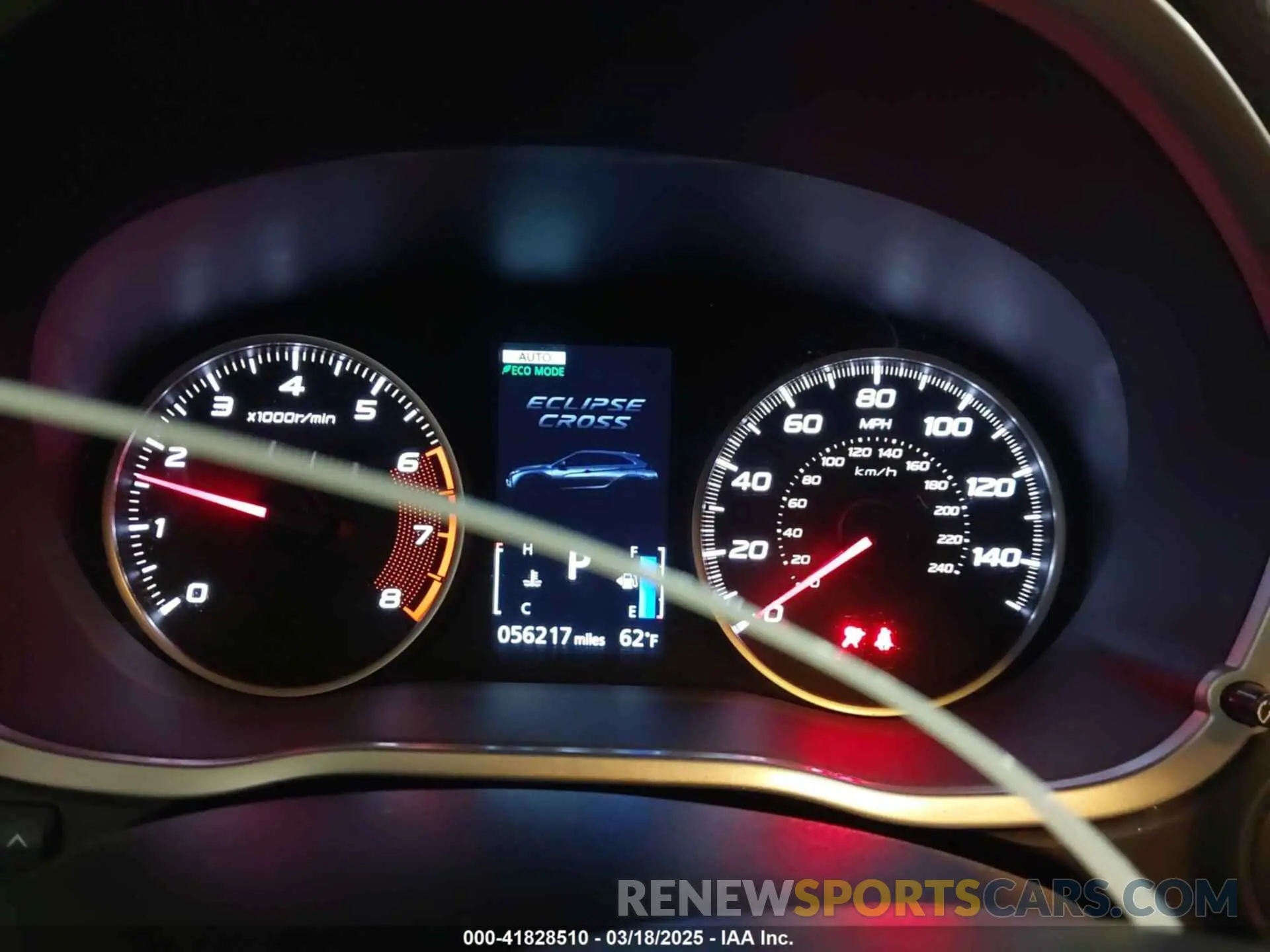 7 fotografías del automóvil dañado JA4AT4AA1KZ002066 MITSUBISHI ECLIPSE CROSS 2019