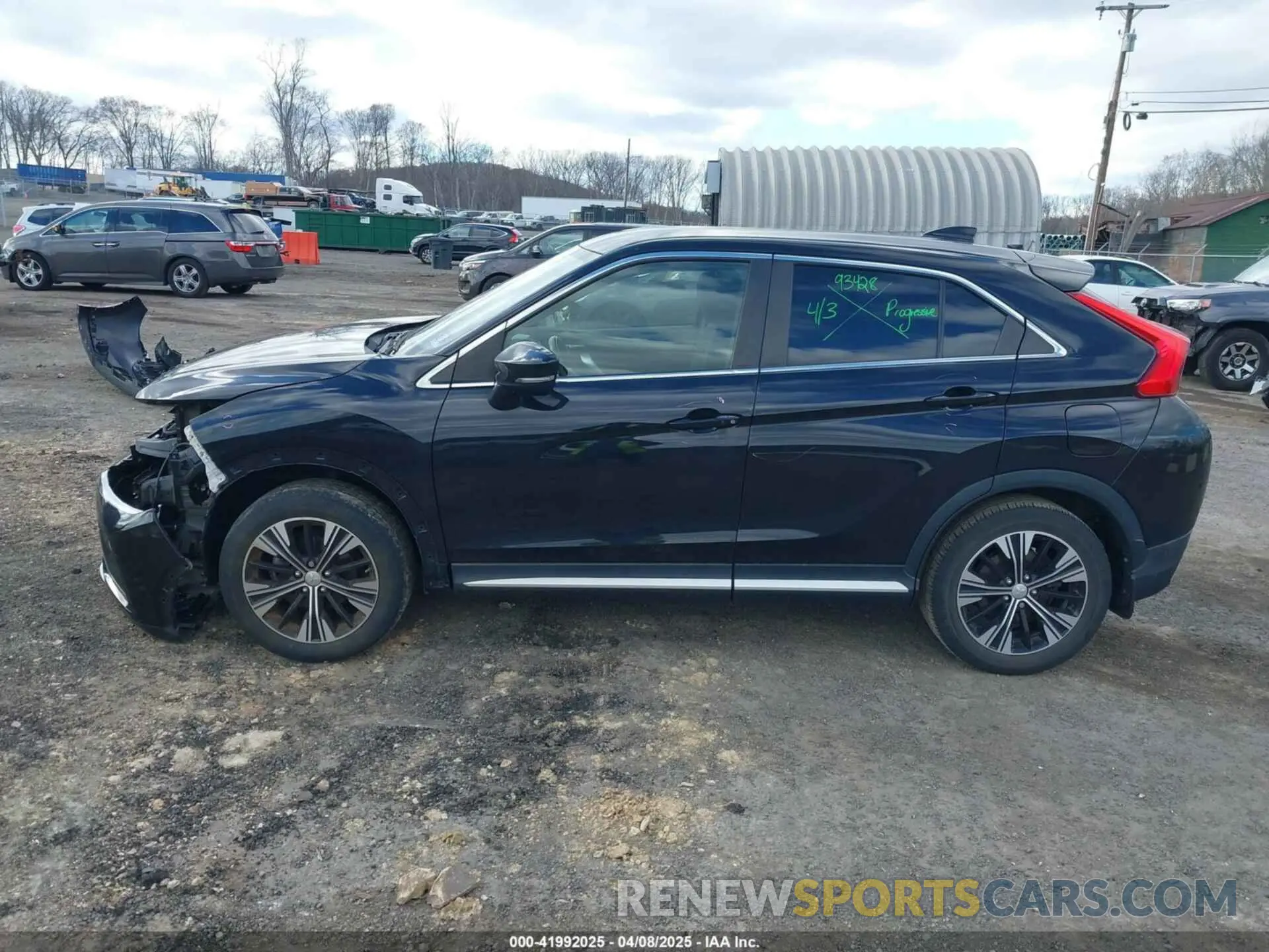 14 fotografías del automóvil dañado JA4AT5AA5KZ048554 MITSUBISHI ECLIPSE CROSS 2019