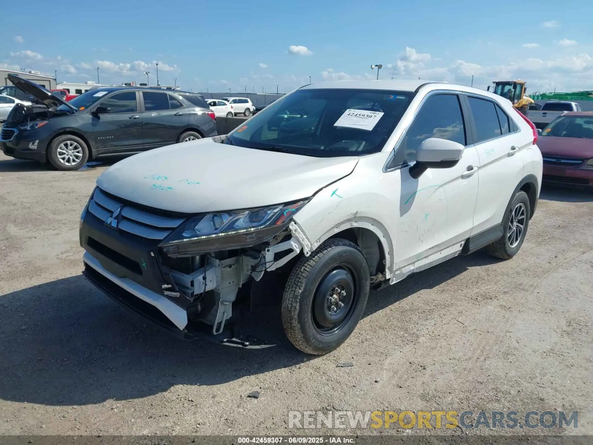 2 fotografías del automóvil dañado JA4AS3AA1LZ009730 MITSUBISHI ECLIPSE CROSS 2020