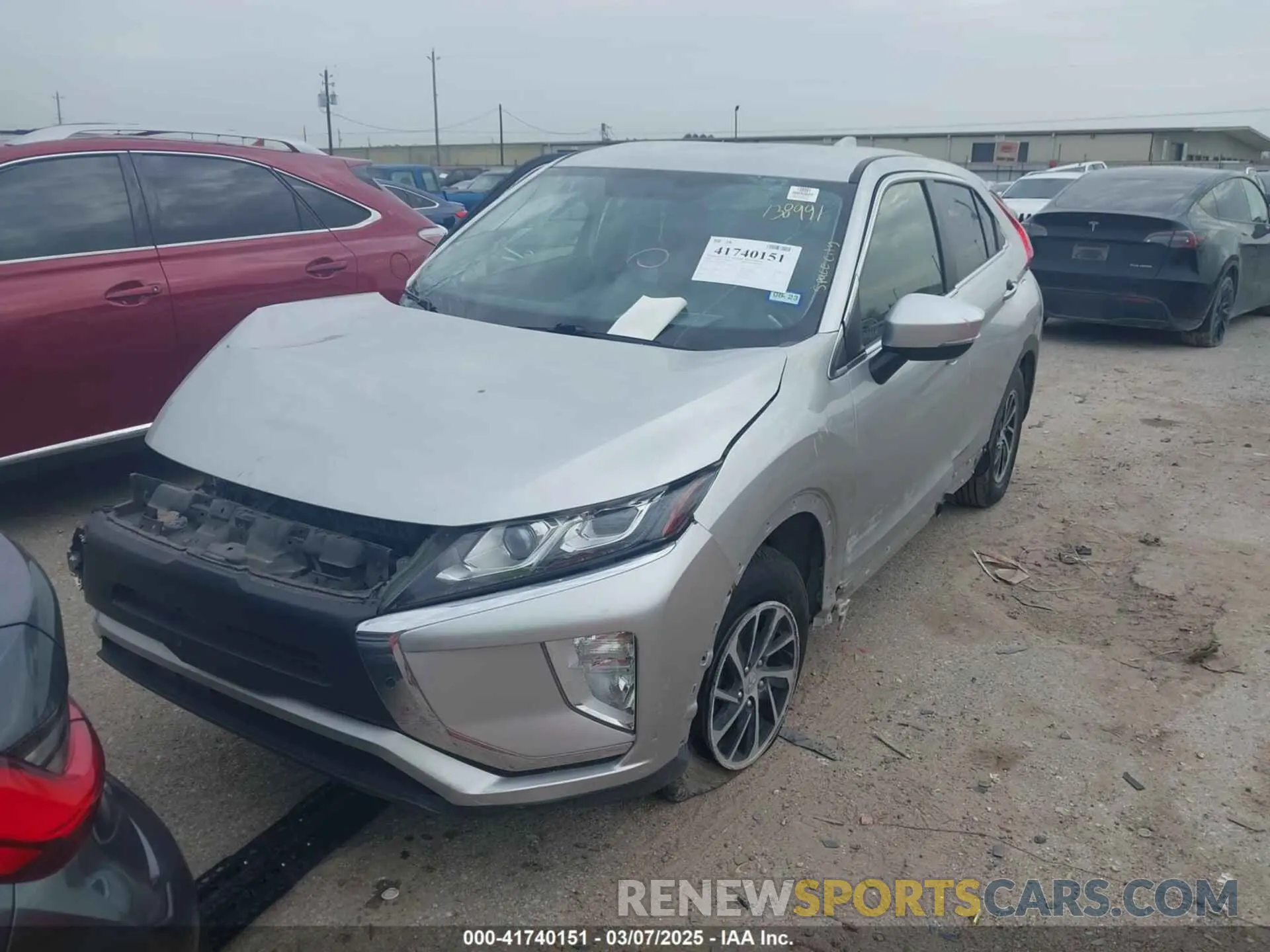 2 fotografías del automóvil dañado JA4AS3AA4LZ009432 MITSUBISHI ECLIPSE CROSS 2020