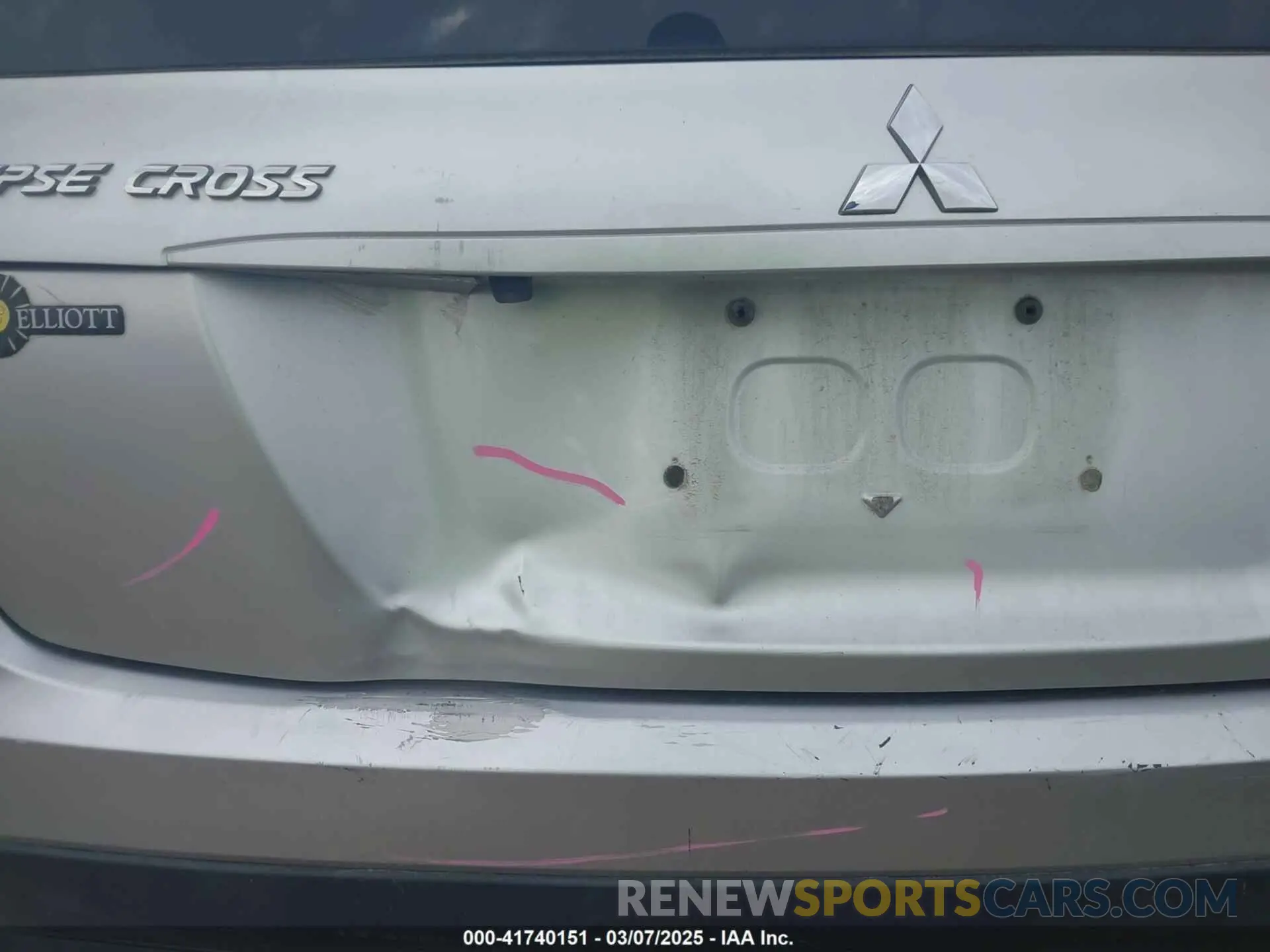 20 fotografías del automóvil dañado JA4AS3AA4LZ009432 MITSUBISHI ECLIPSE CROSS 2020