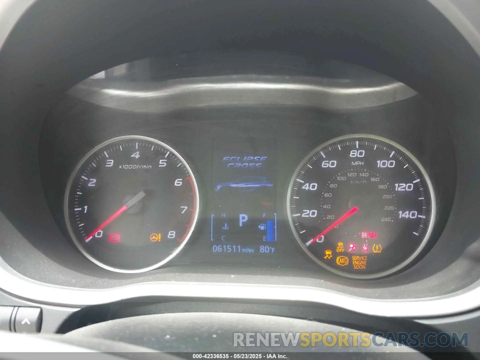 7 fotografías del automóvil dañado JA4AS3AAXLZ009273 MITSUBISHI ECLIPSE CROSS 2020