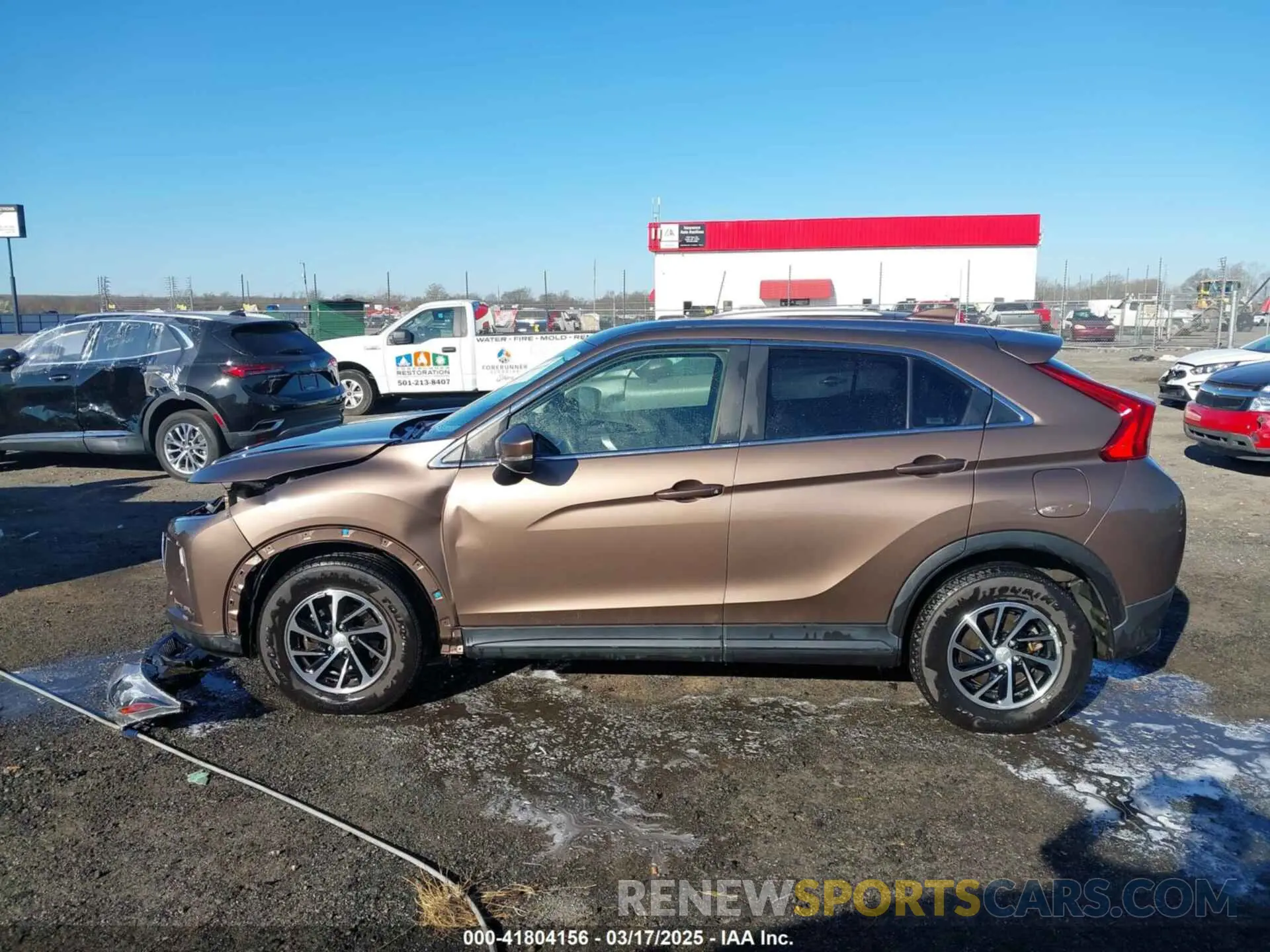14 fotografías del automóvil dañado JA4AT3AAXLZ001848 MITSUBISHI ECLIPSE CROSS 2020
