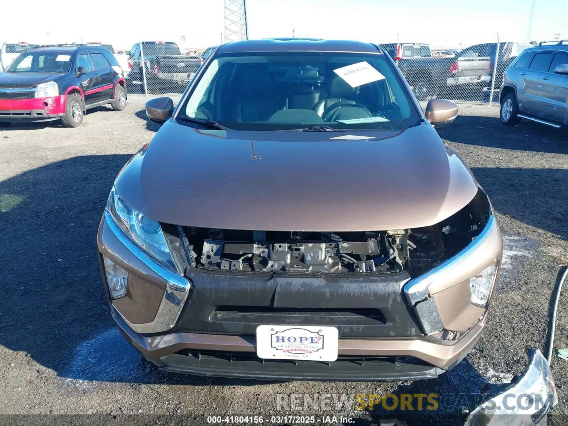 6 fotografías del automóvil dañado JA4AT3AAXLZ001848 MITSUBISHI ECLIPSE CROSS 2020