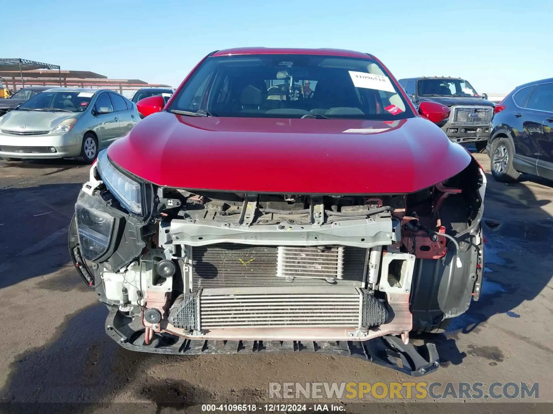 13 fotografías del automóvil dañado JA4ASUAA0NZ001837 MITSUBISHI ECLIPSE CROSS 2022