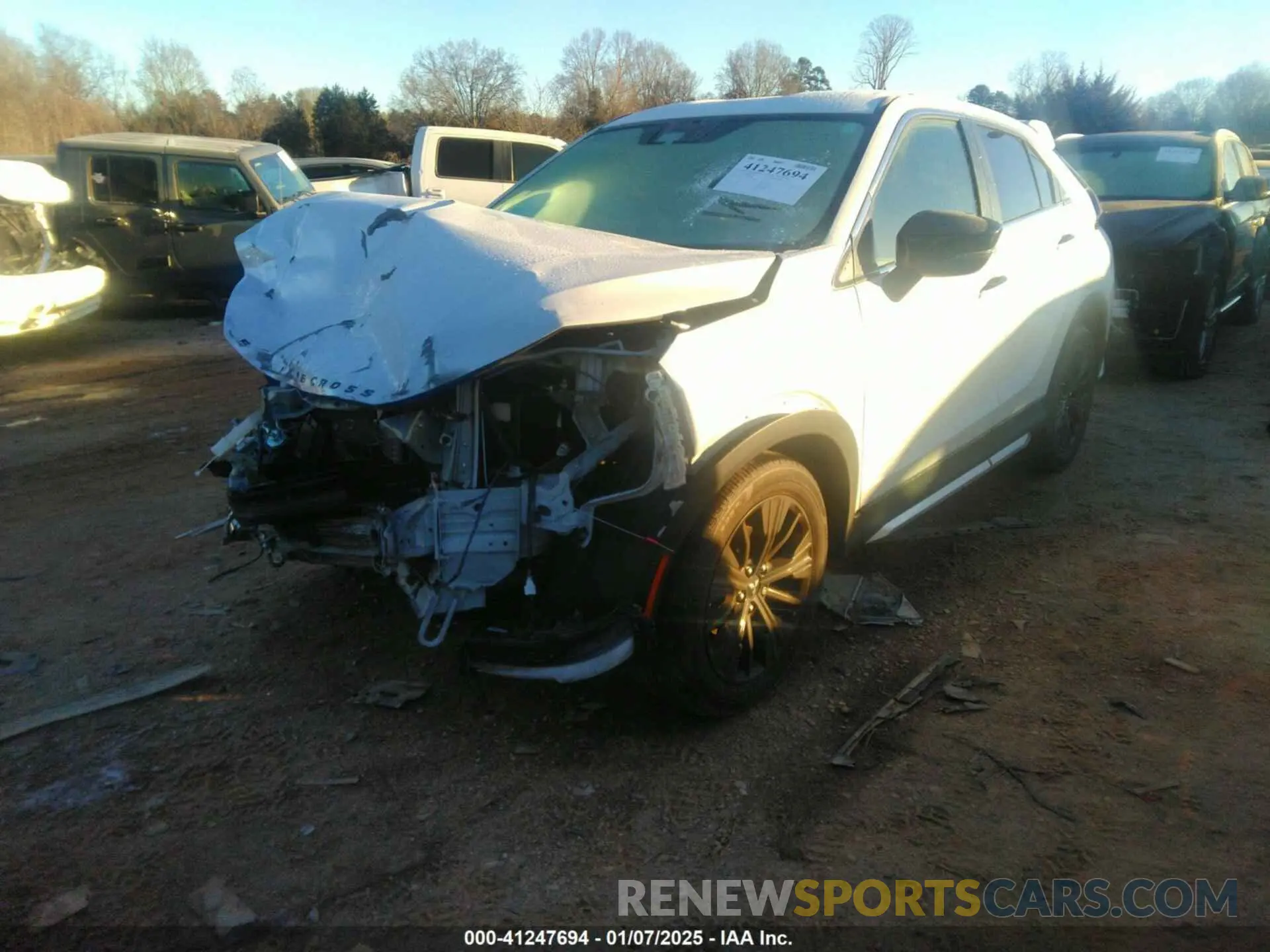2 fotografías del automóvil dañado JA4ASVAA4NZ028416 MITSUBISHI ECLIPSE CROSS 2022