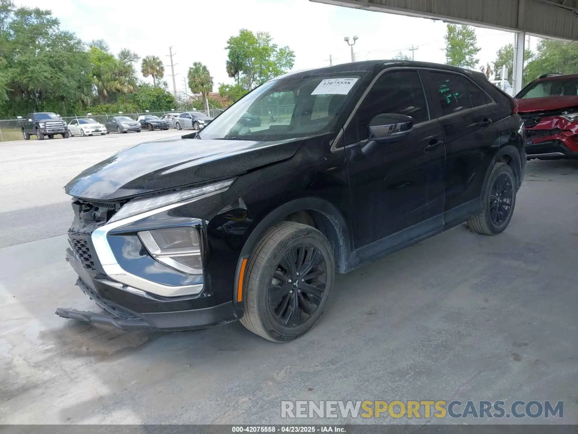 2 fotografías del automóvil dañado JA4ASVAA4NZ060962 MITSUBISHI ECLIPSE CROSS 2022