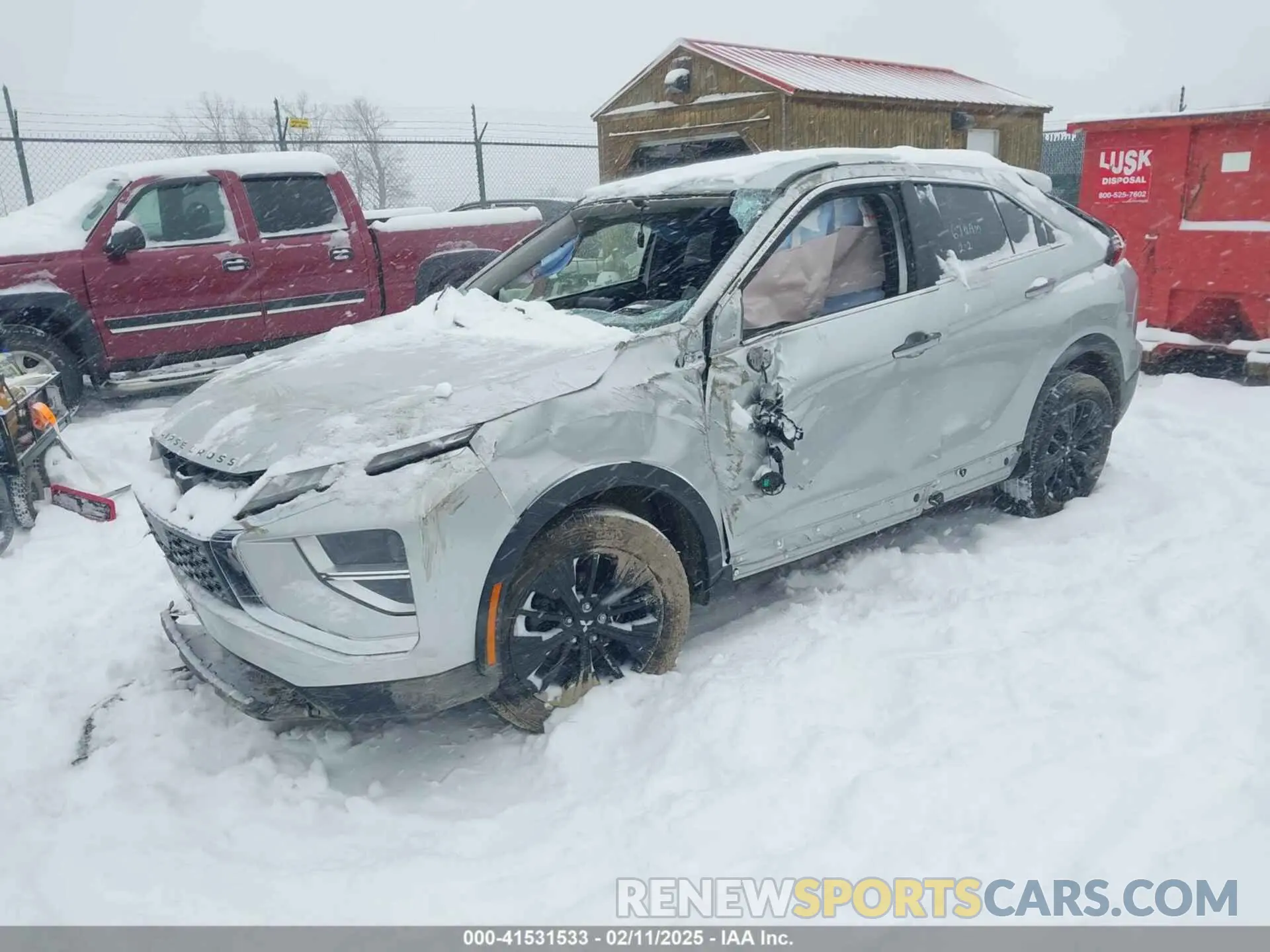 2 fotografías del automóvil dañado JA4ATVAA4NZ002850 MITSUBISHI ECLIPSE CROSS 2022