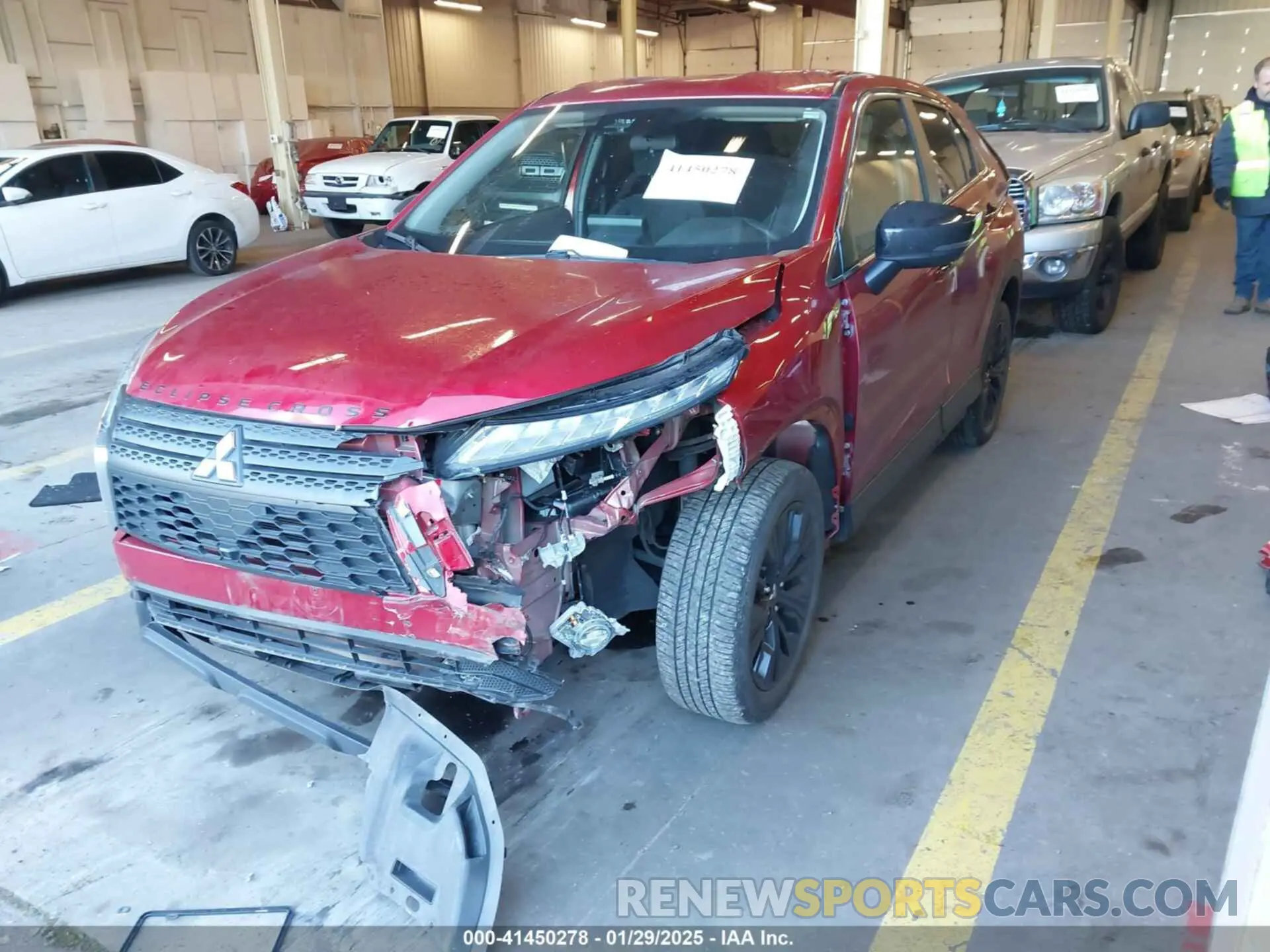 2 fotografías del automóvil dañado JA4ATVAA6NZ013879 MITSUBISHI ECLIPSE CROSS 2022