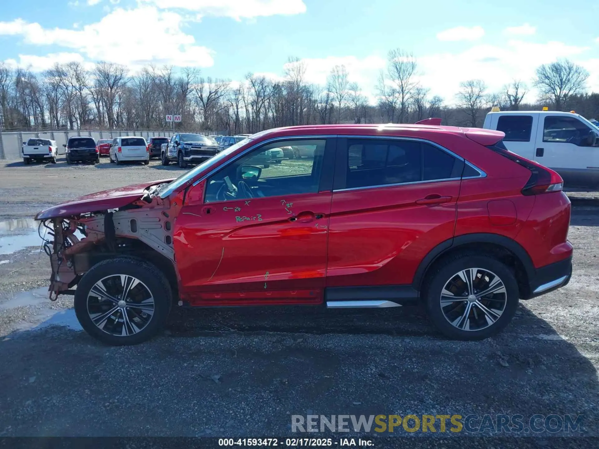 14 fotografías del automóvil dañado JA4ATWAA5NZ050069 MITSUBISHI ECLIPSE CROSS 2022