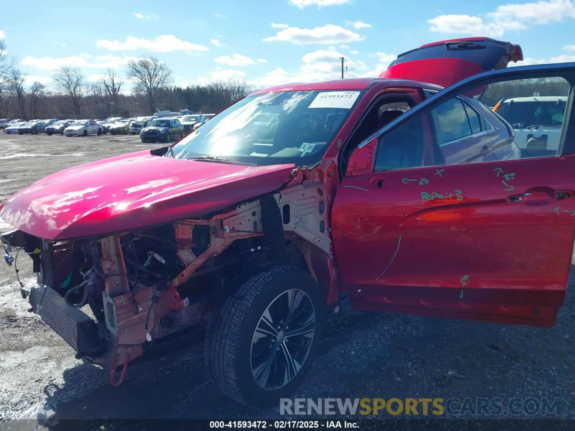 20 fotografías del automóvil dañado JA4ATWAA5NZ050069 MITSUBISHI ECLIPSE CROSS 2022