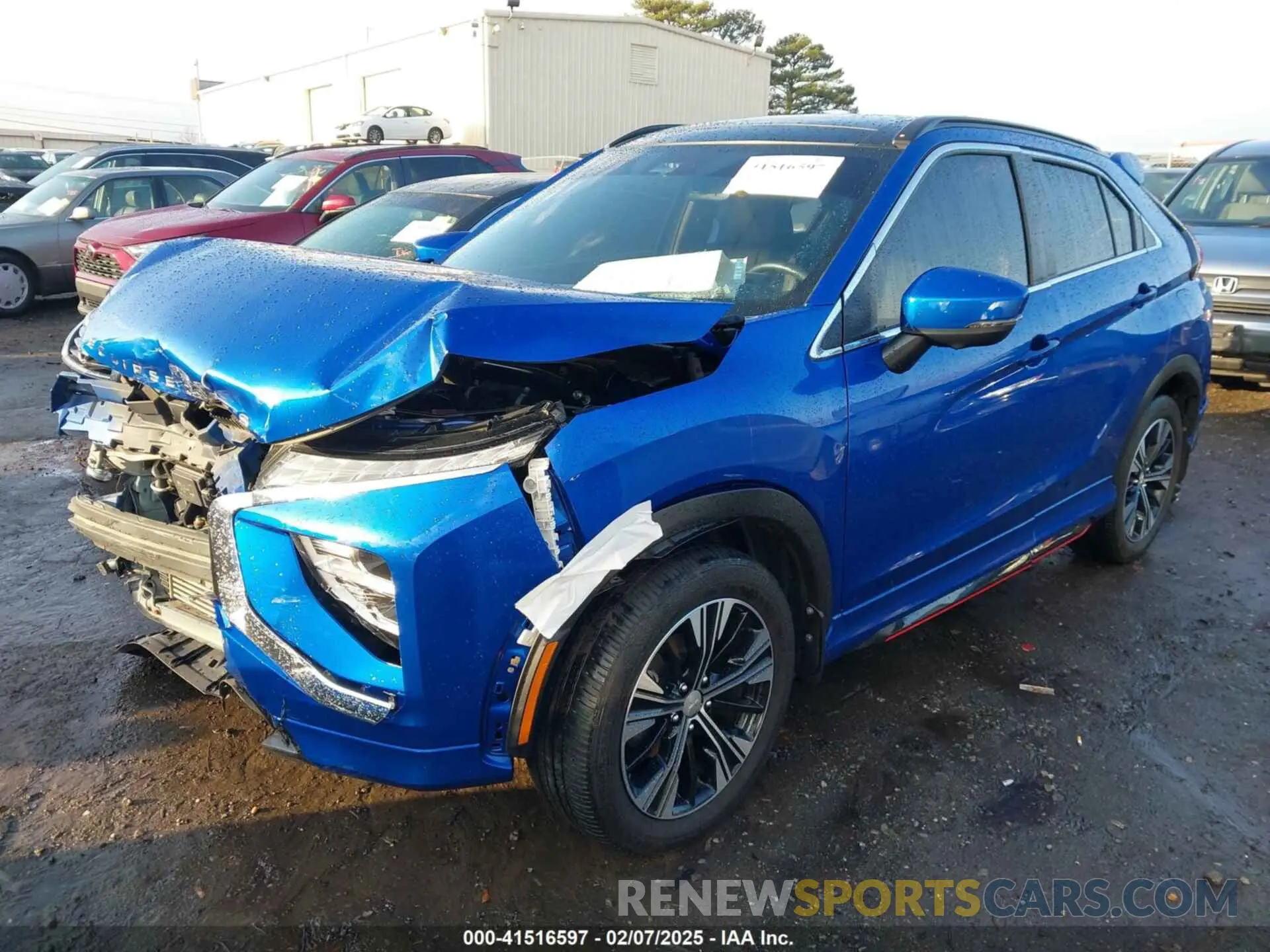 2 fotografías del automóvil dañado JA4ATWAA6NZ004119 MITSUBISHI ECLIPSE CROSS 2022