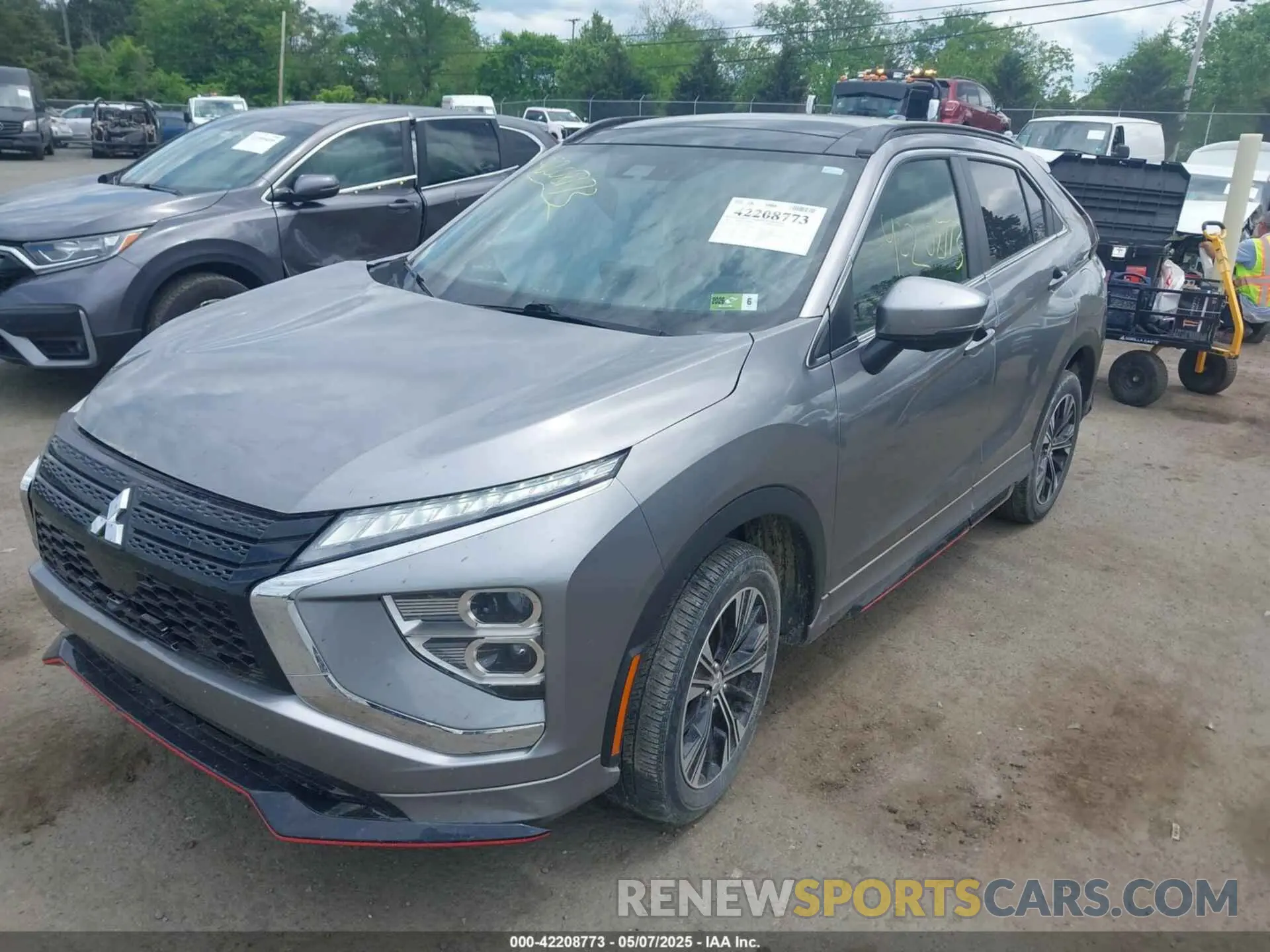 2 fotografías del automóvil dañado JA4ATWAA8NZ004476 MITSUBISHI ECLIPSE CROSS 2022