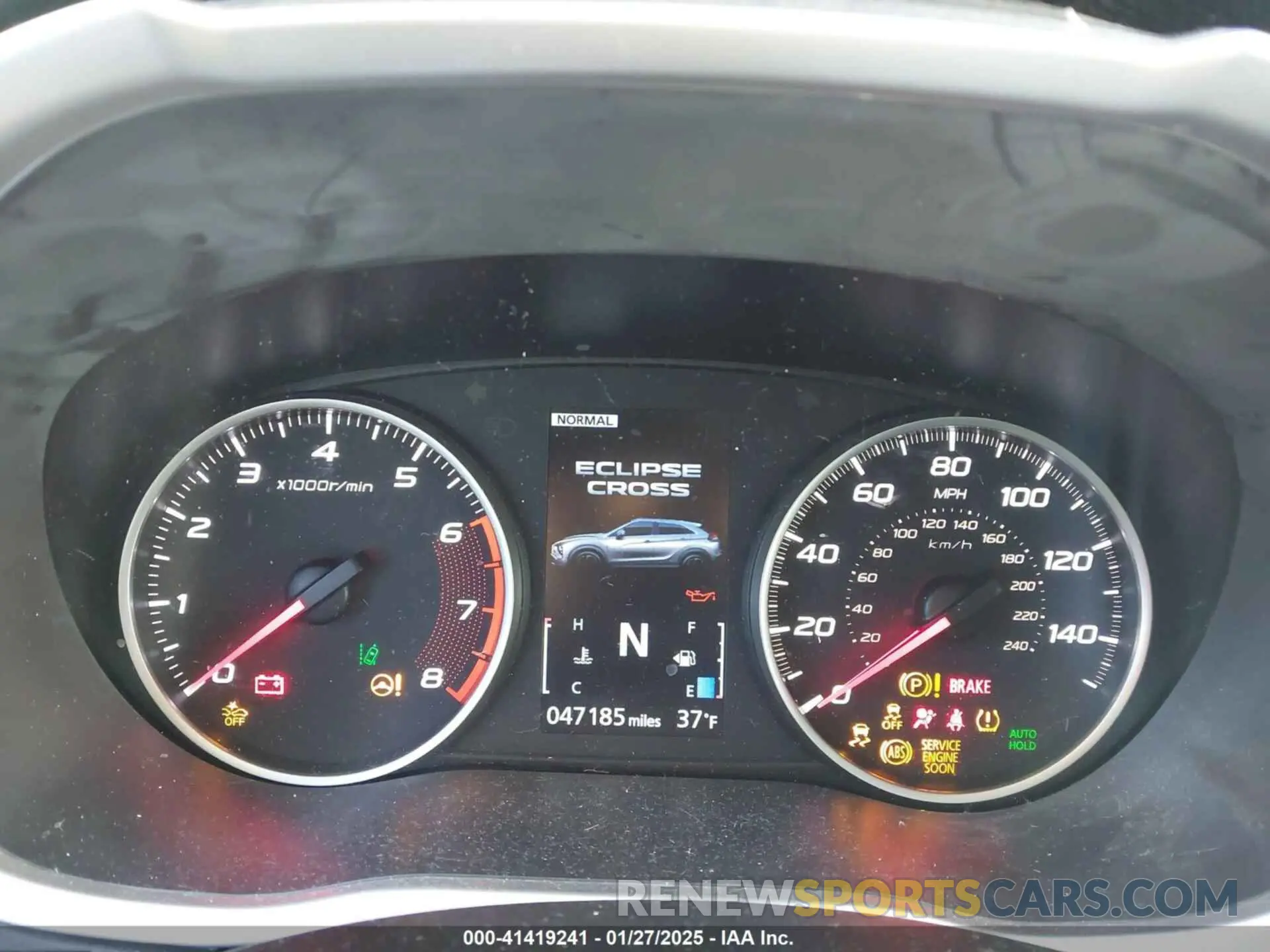 7 fotografías del automóvil dañado JA4ATWAAXPZ050586 MITSUBISHI ECLIPSE CROSS 2023