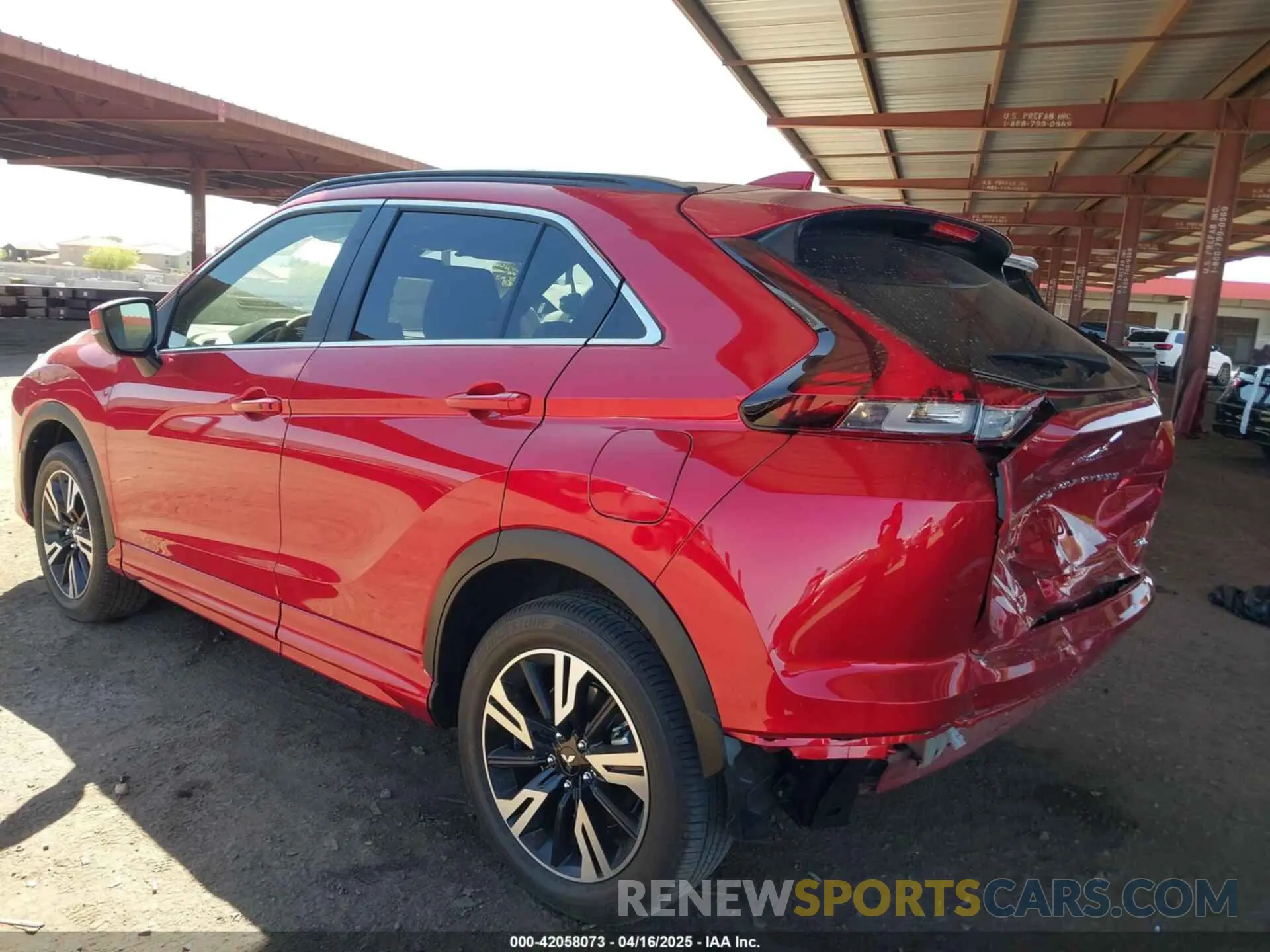 3 fotografías del automóvil dañado JA4ATWAA0SZ006881 MITSUBISHI ECLIPSE CROSS 2025