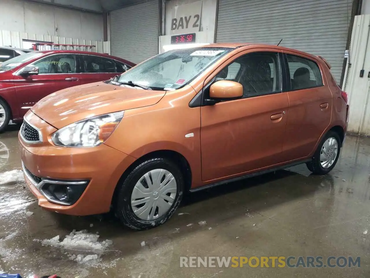 1 fotografías del automóvil dañado ML32A3HJ0KH003895 MITSUBISHI MIRAGE 2019