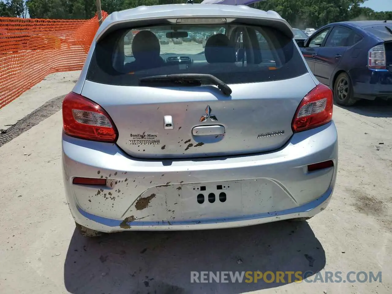 6 fotografías del automóvil dañado ML32A3HJ0KH007185 MITSUBISHI MIRAGE 2019