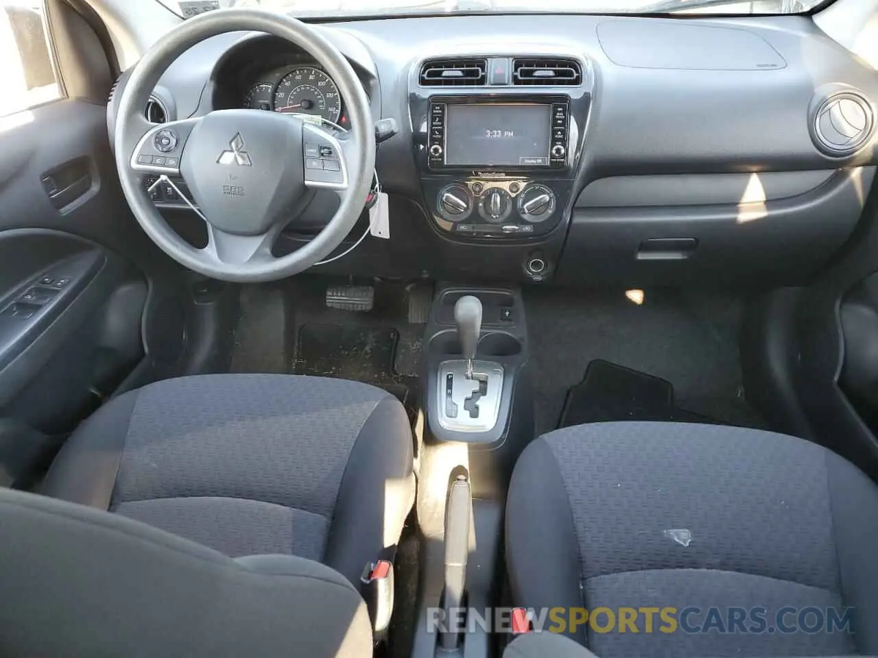8 fotografías del automóvil dañado ML32A3HJ0KH009549 MITSUBISHI MIRAGE 2019