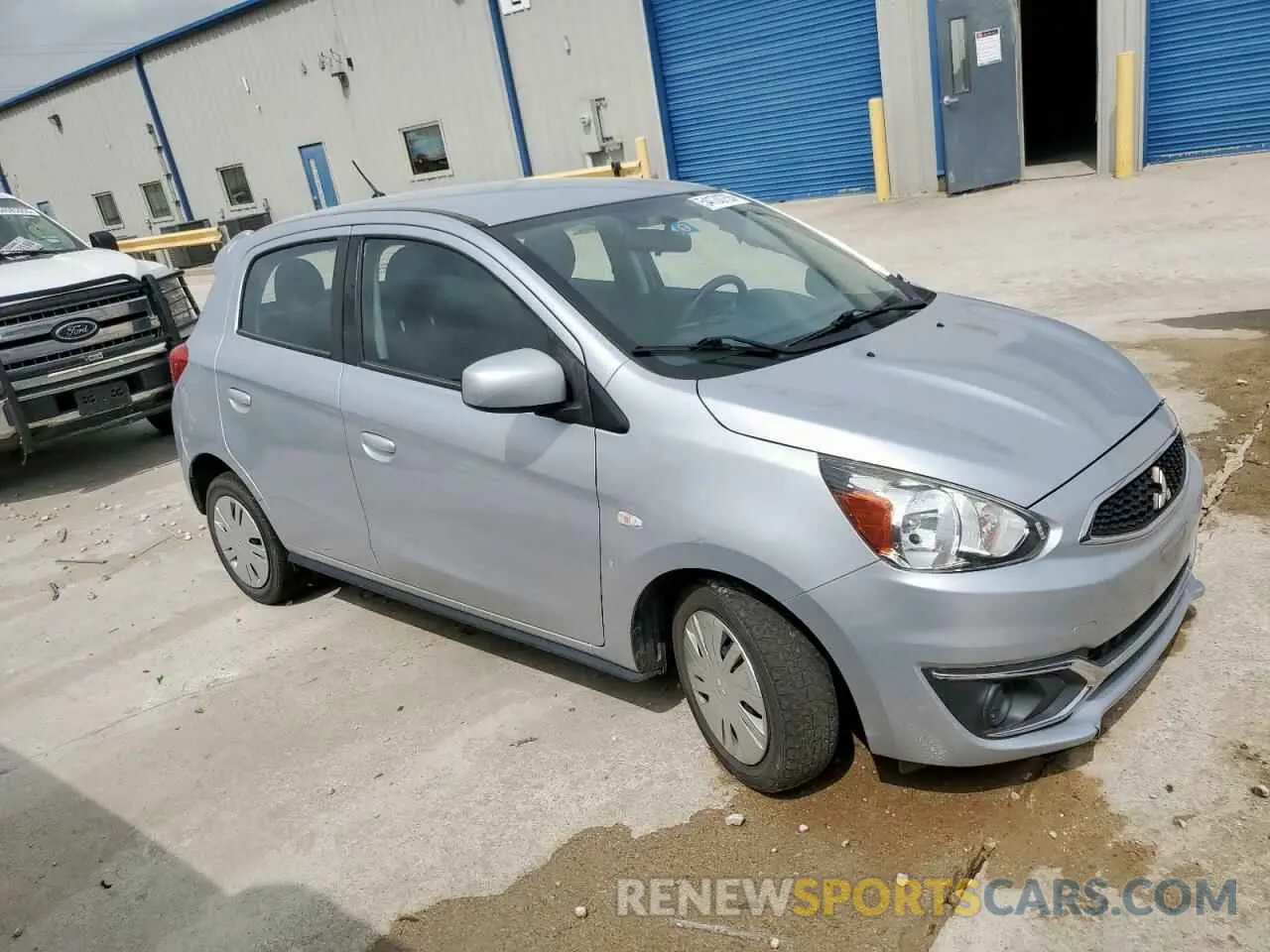 4 fotografías del automóvil dañado ML32A3HJ0KH010412 MITSUBISHI MIRAGE 2019