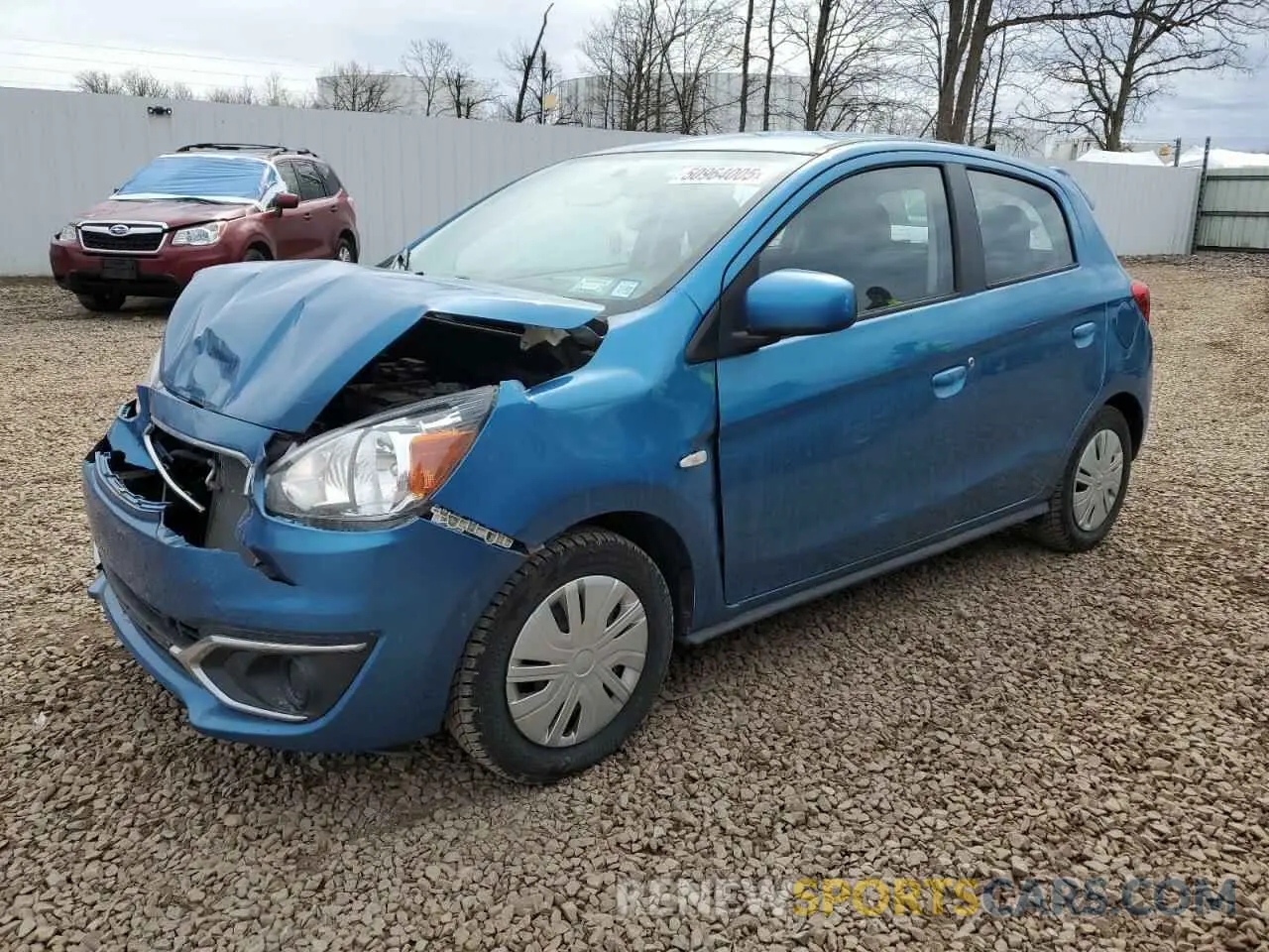 1 fotografías del automóvil dañado ML32A3HJ0KH015805 MITSUBISHI MIRAGE 2019