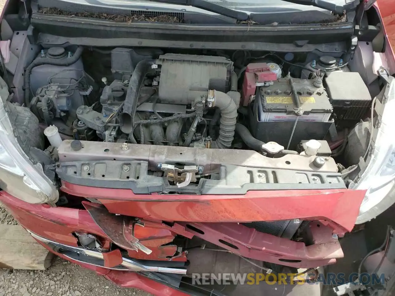 11 fotografías del automóvil dañado ML32A3HJ1KH007356 MITSUBISHI MIRAGE 2019